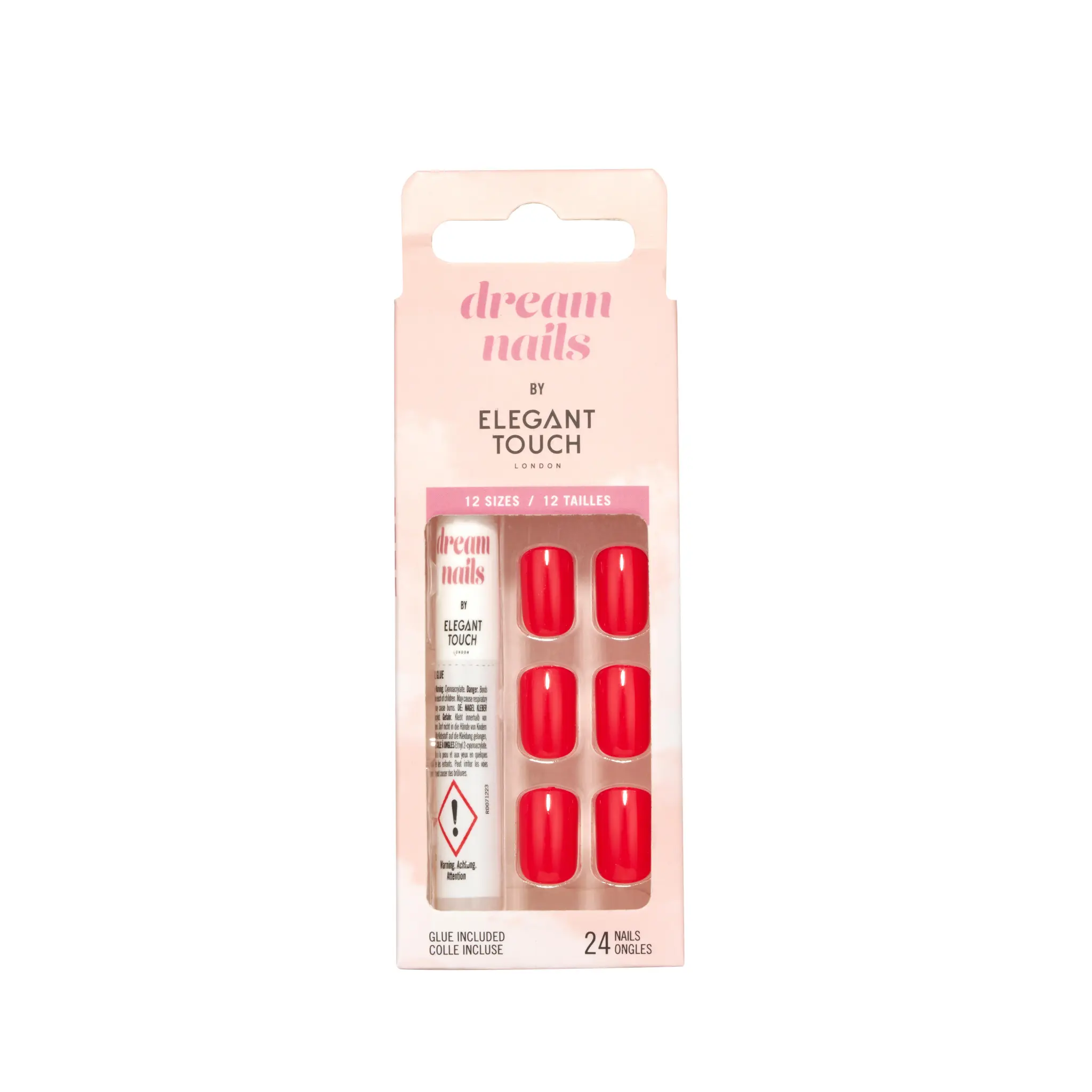 ELEGANT TOUCH Dream Nails Faux ongles red