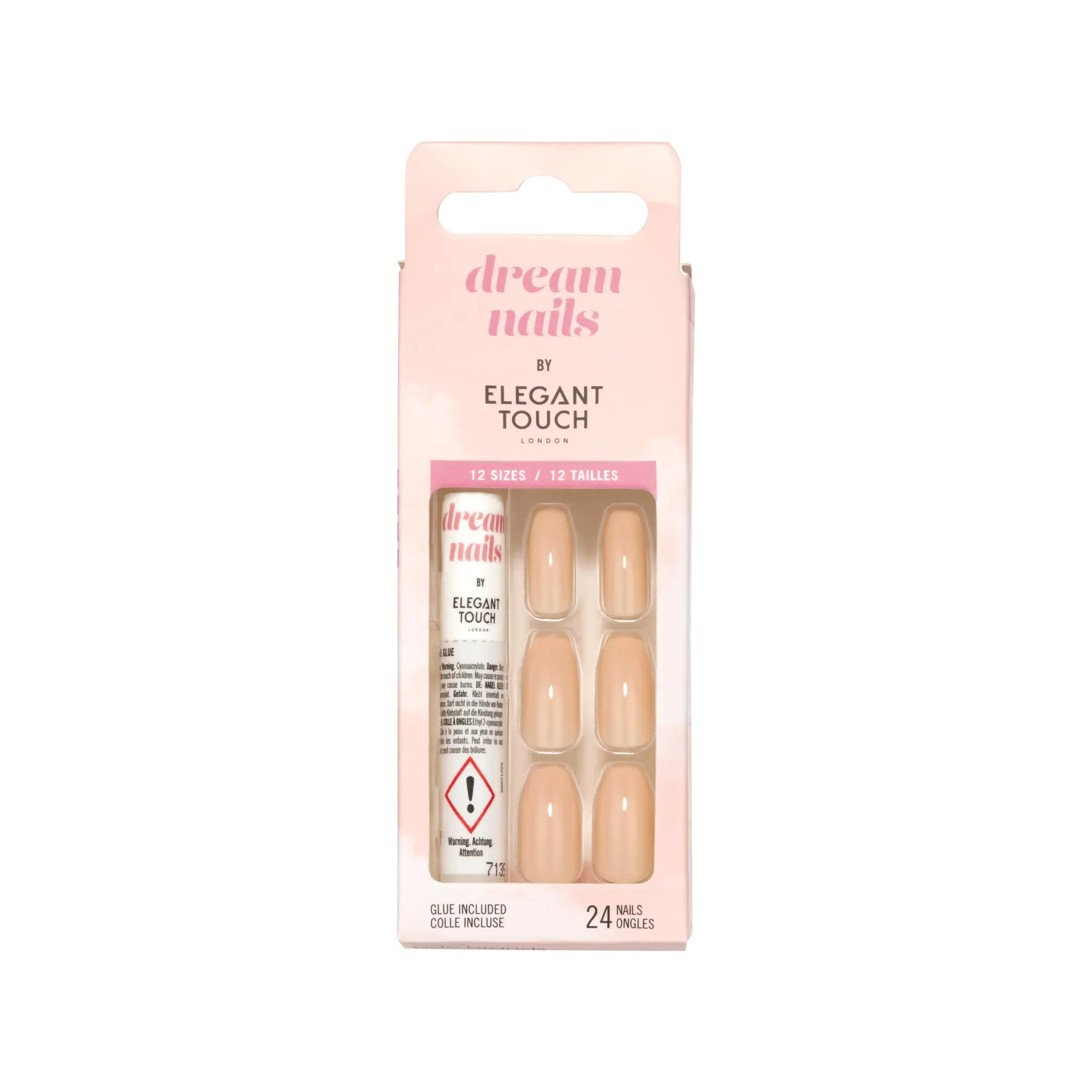 ELEGANT TOUCH Dream Nails Faux ongles pink nude