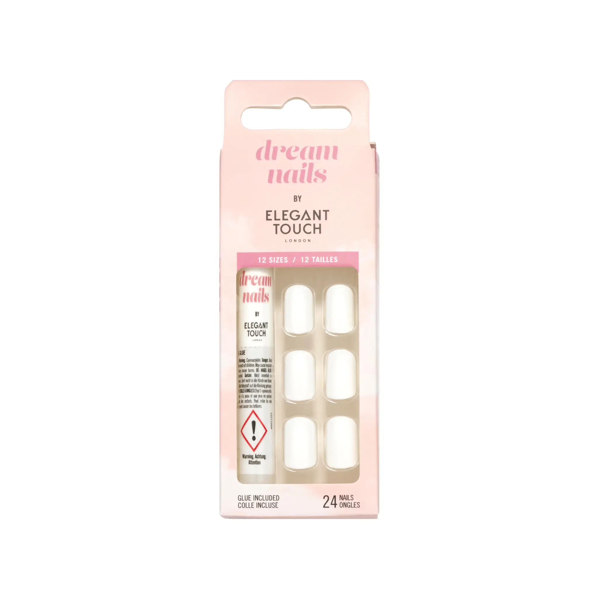 ELEGANT TOUCH Dream Nails Faux ongles white