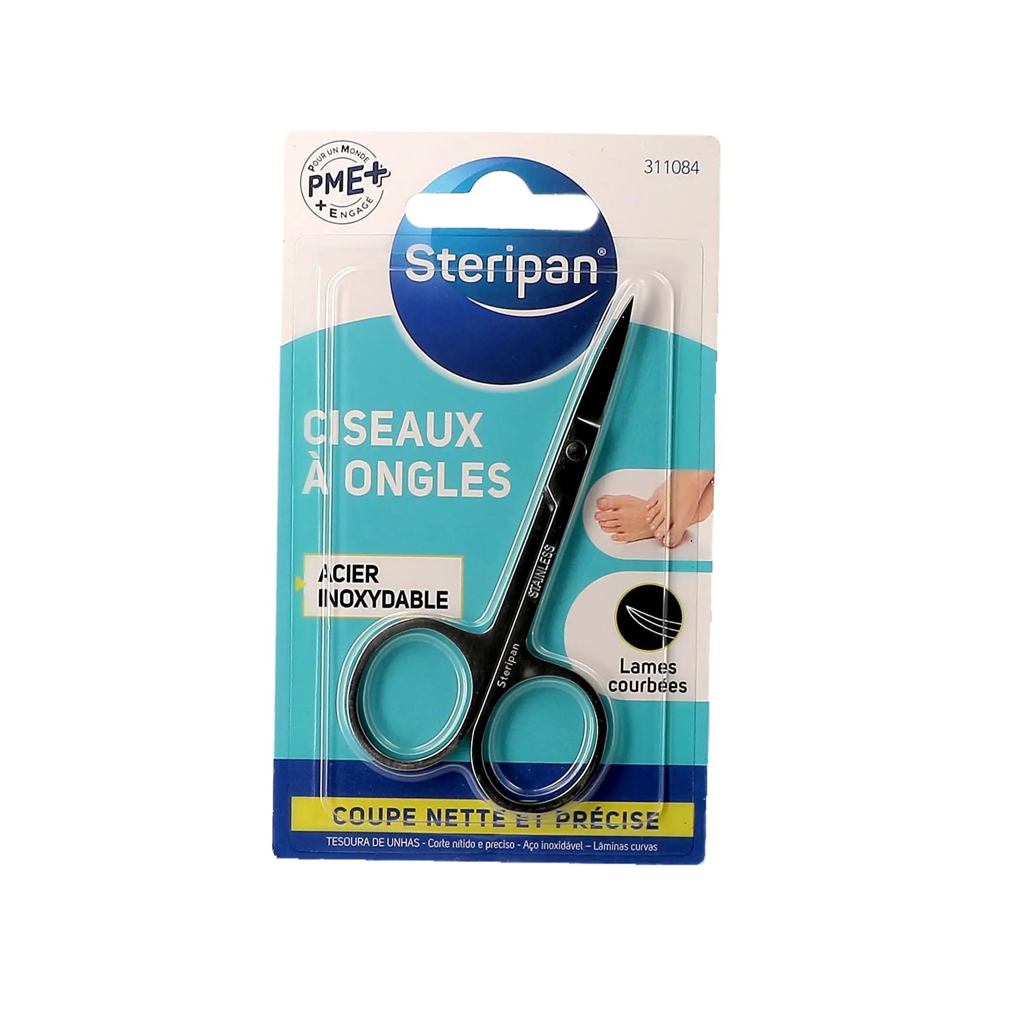 STERIPAN Ciseaux à ongles en acier inoxydable