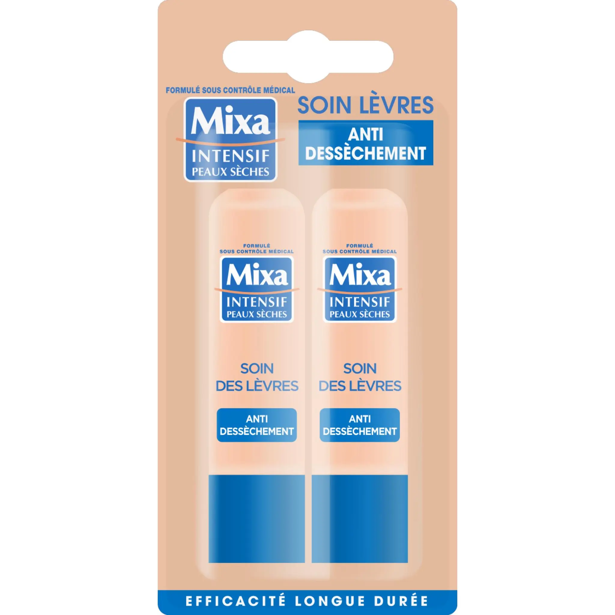 MIXA Intensif Stick soin des lèvres anti-dessèchement peaux sèches