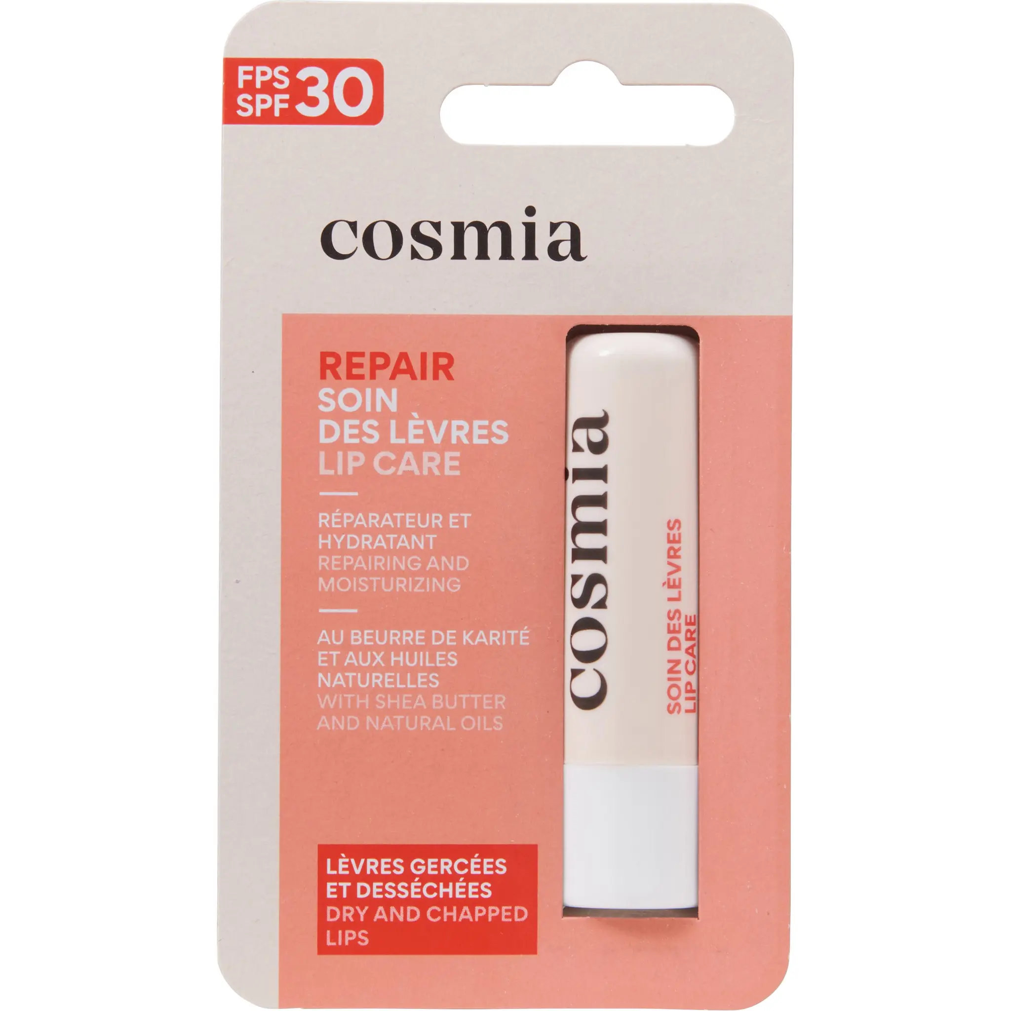 COSMIA Stick soin des lèvres réparateur FPS 30