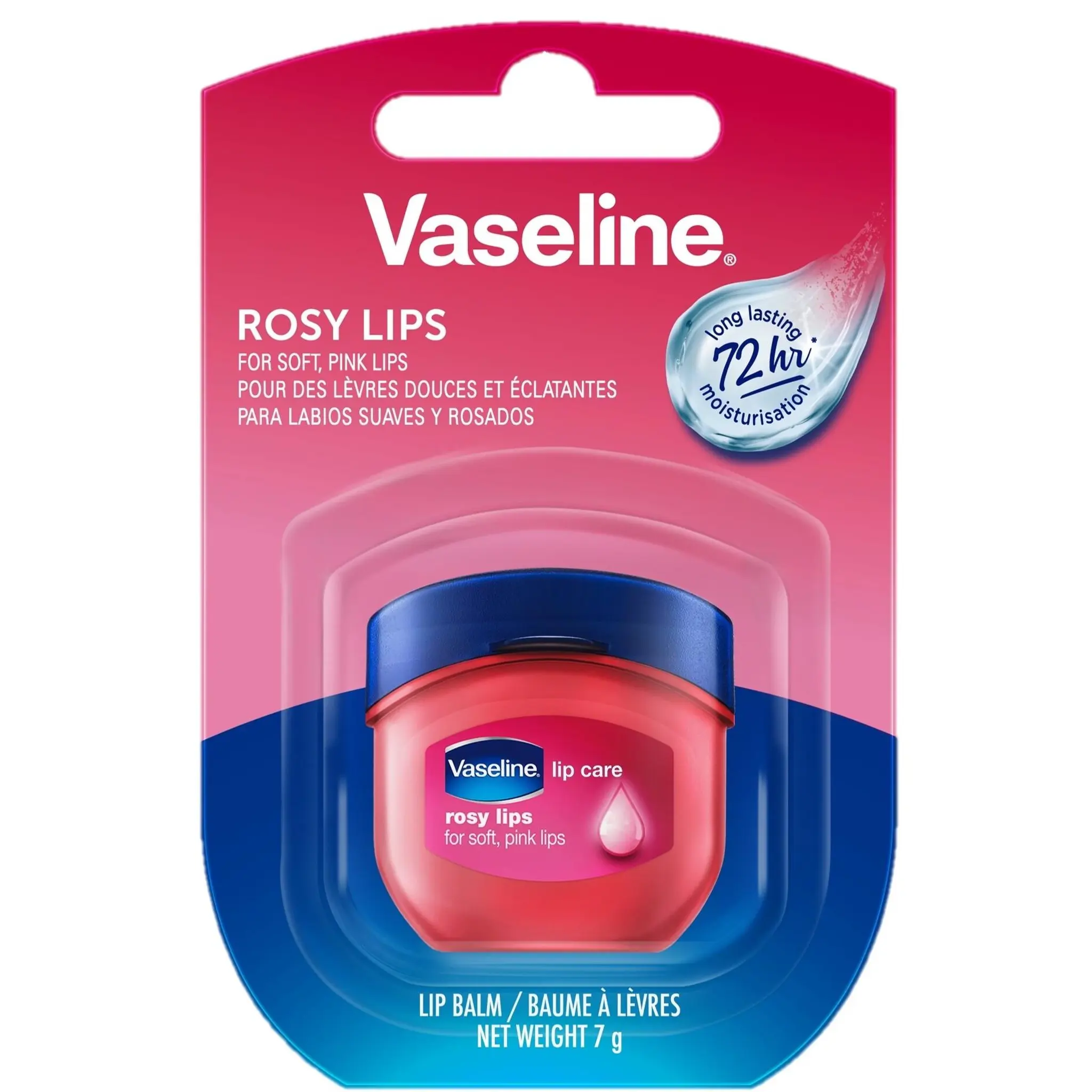 VASELINE Baume à lèvres rosy en pot