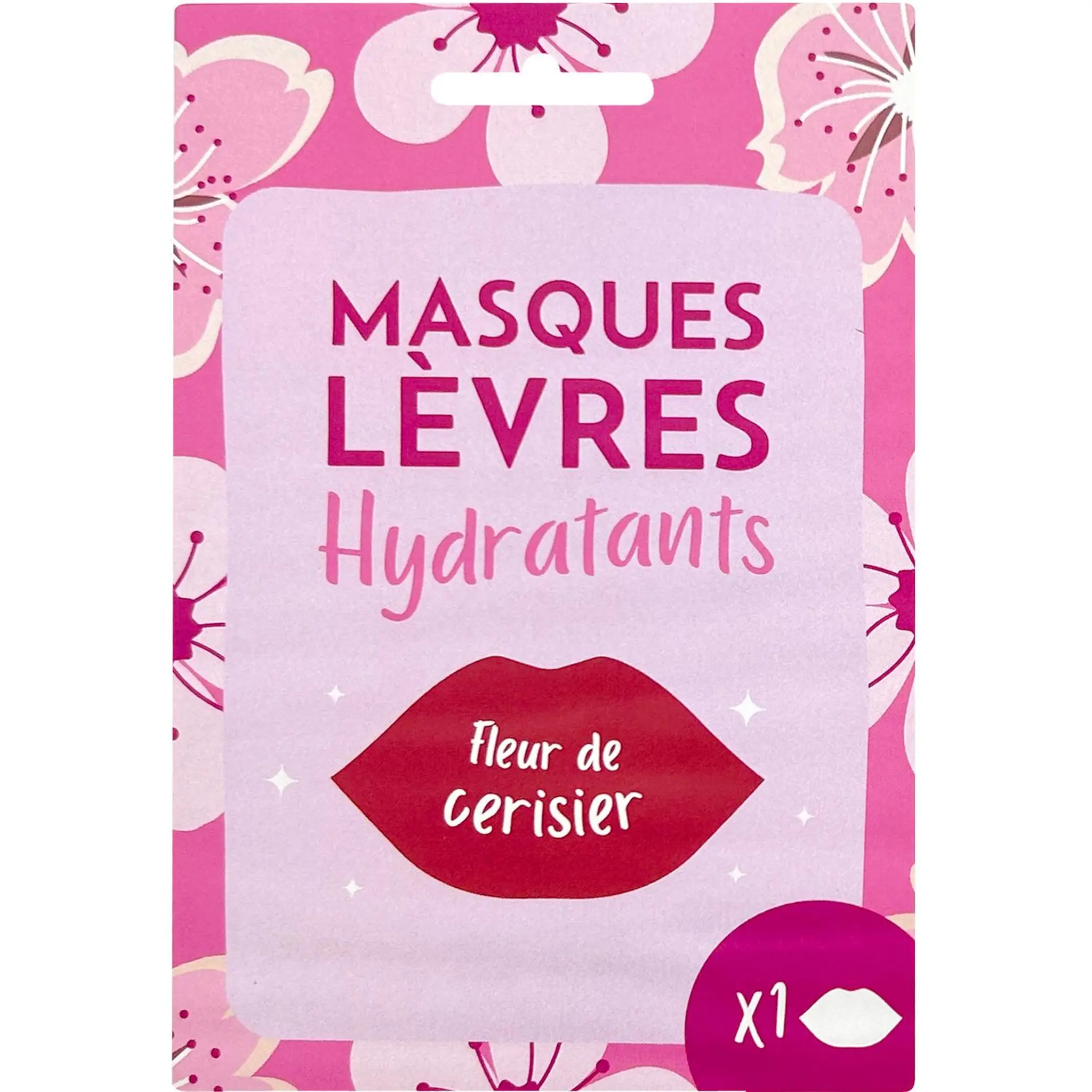 FRENCH TENDANCE Patch hydratant pour les lèvres à la fleur de cerisier