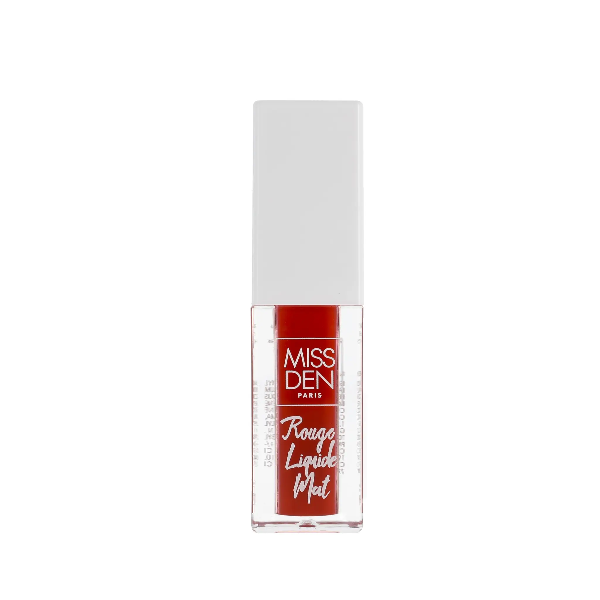 MISS DEN Rouge à lèvres liquide mat rouge intense