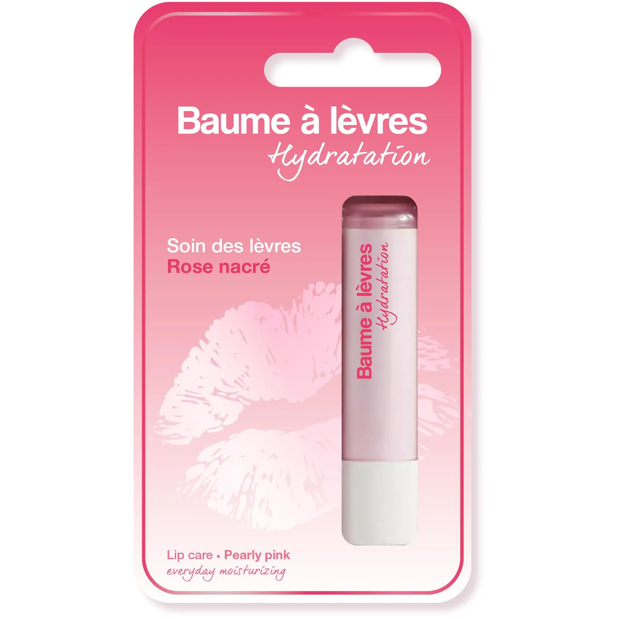 FRENCH TENDANCE Baume à lèvres hydratation rose nacré