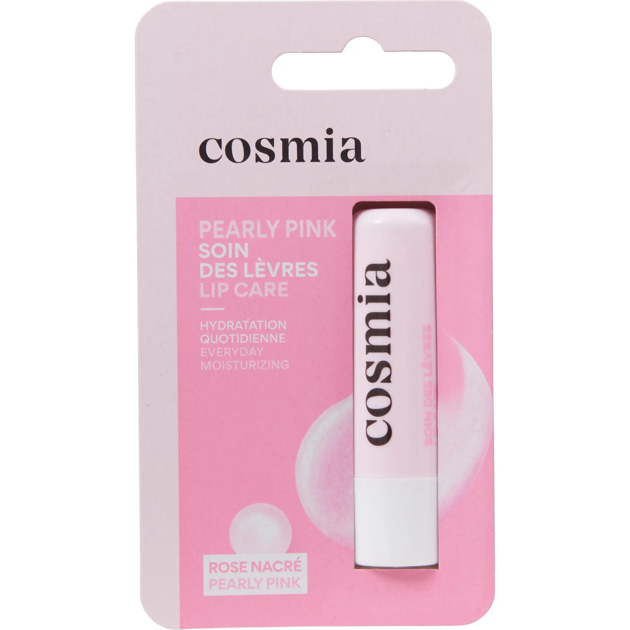 COSMIA Stick lèvres soin rose nacré