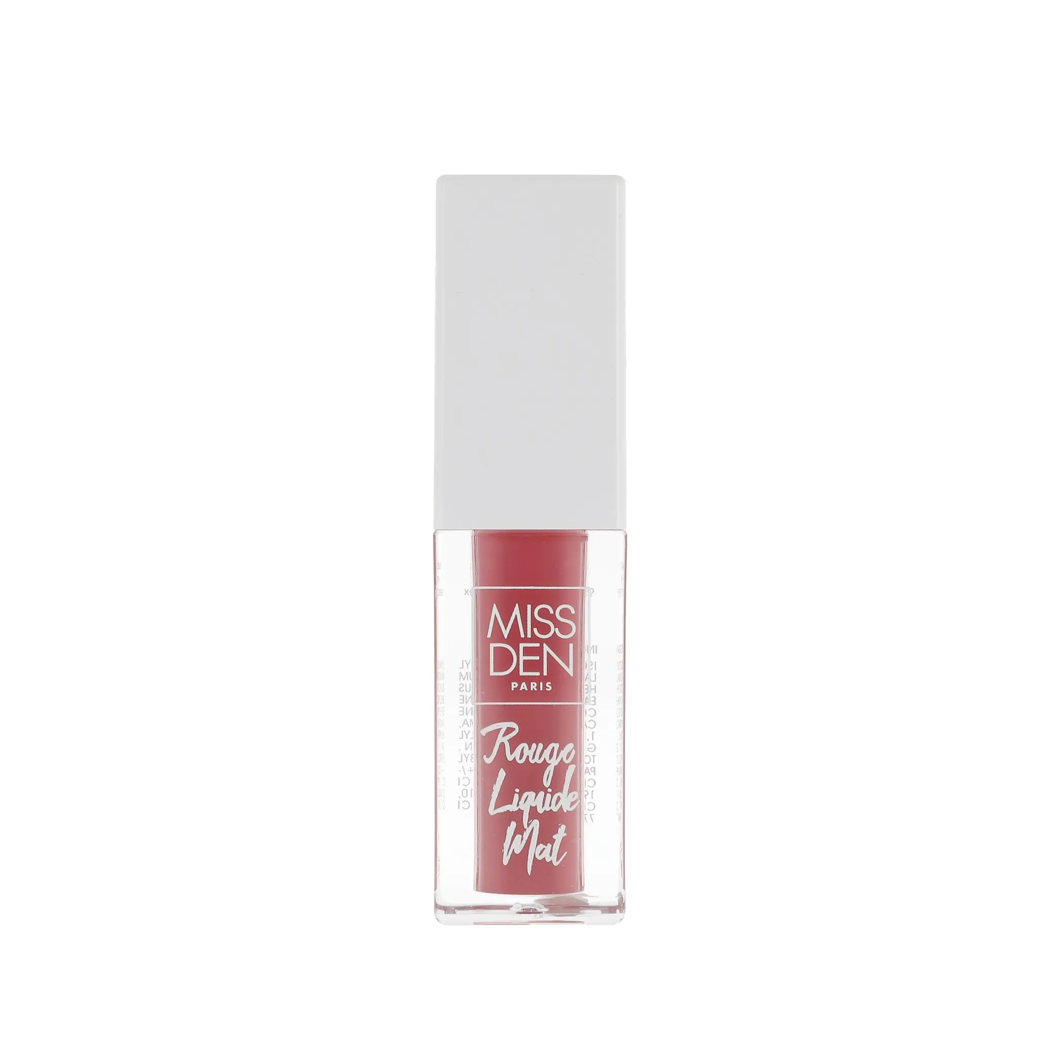 MISS DEN Rouge à lèves liquide mat bois rose