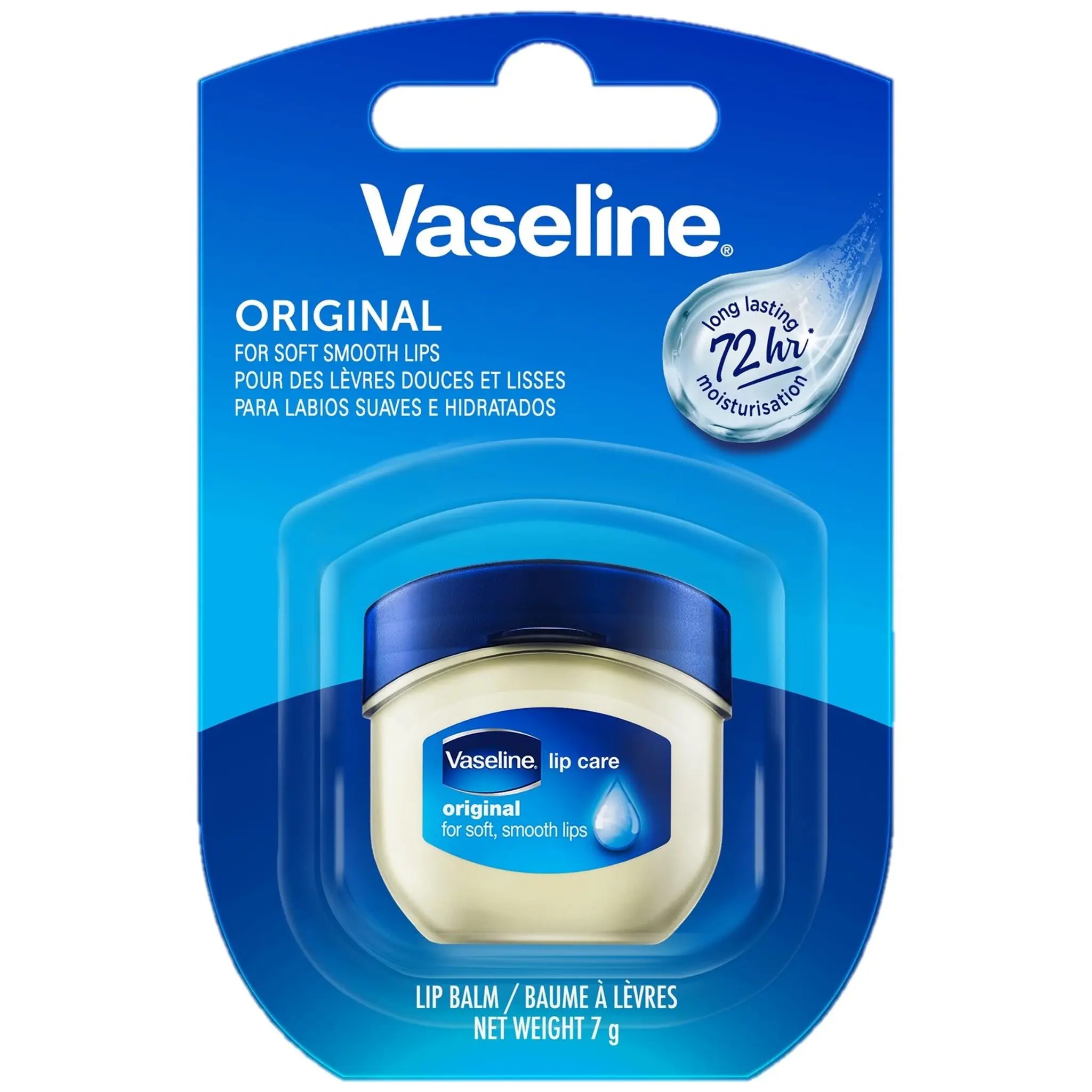 VASELINE Baume à lèvres original en pot