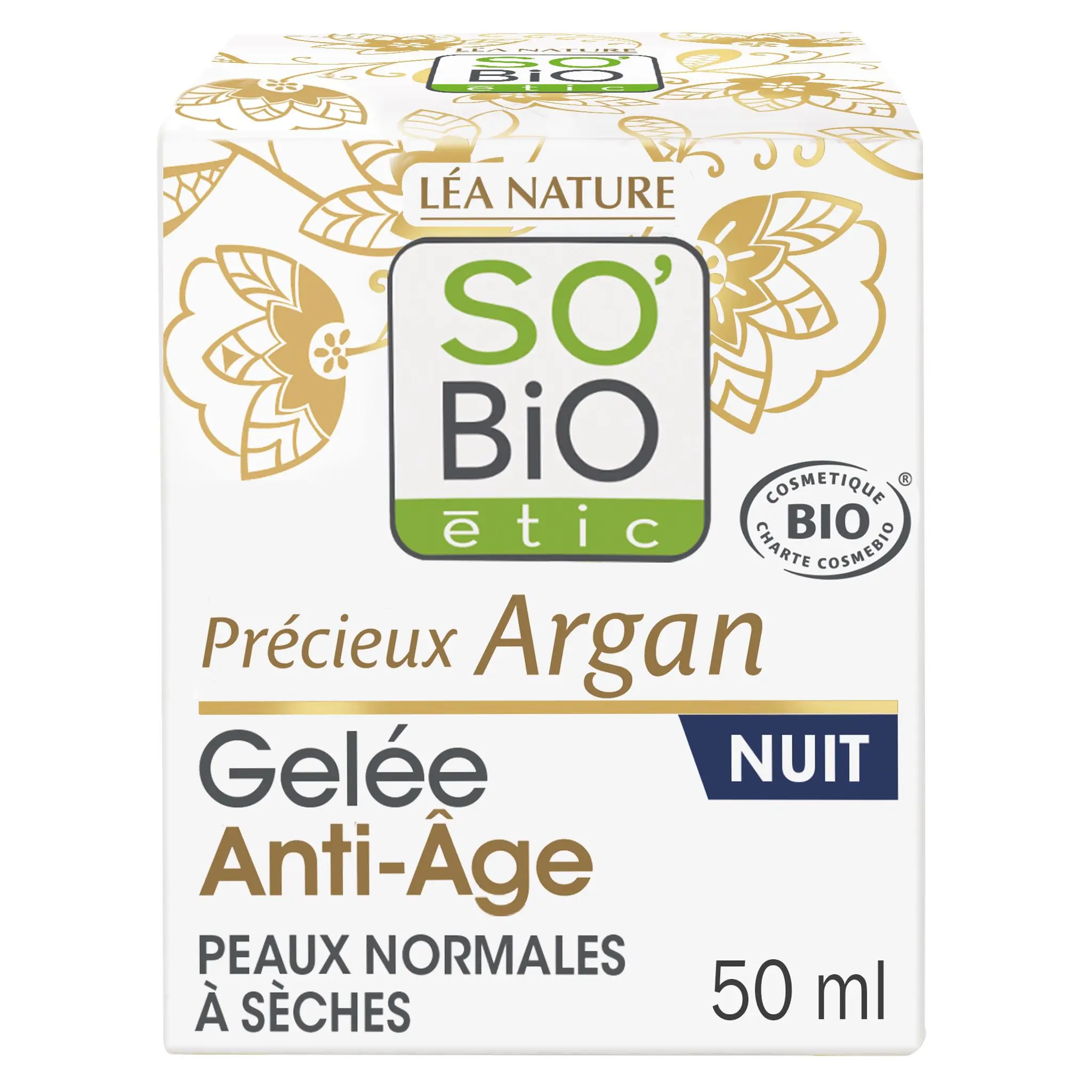 SO BIO ETIC Gelée anti-âge de nuit tous types de peaux