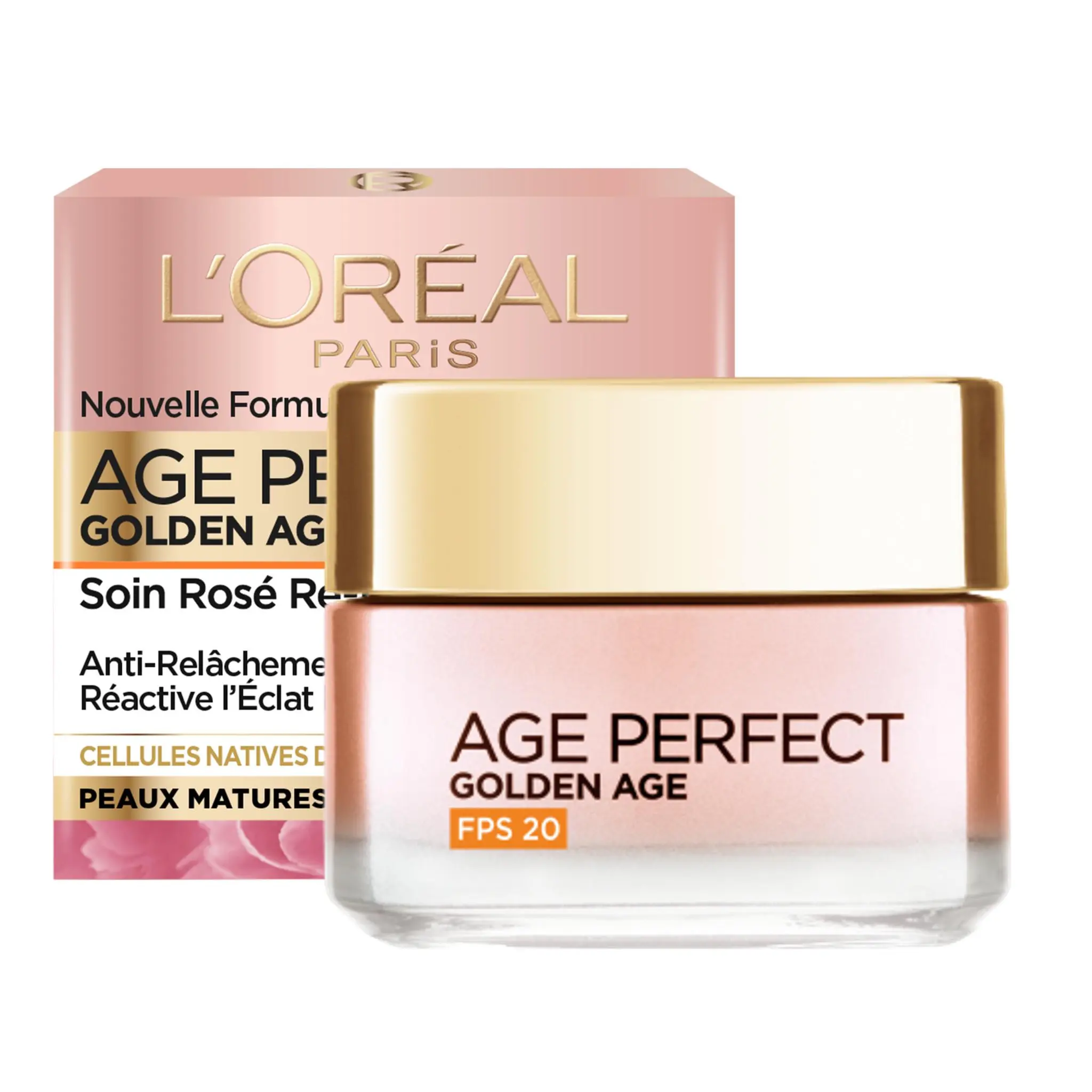 L'OREAL Age Perfect soin rose refortifiant FPS20 peaux matures et ternes