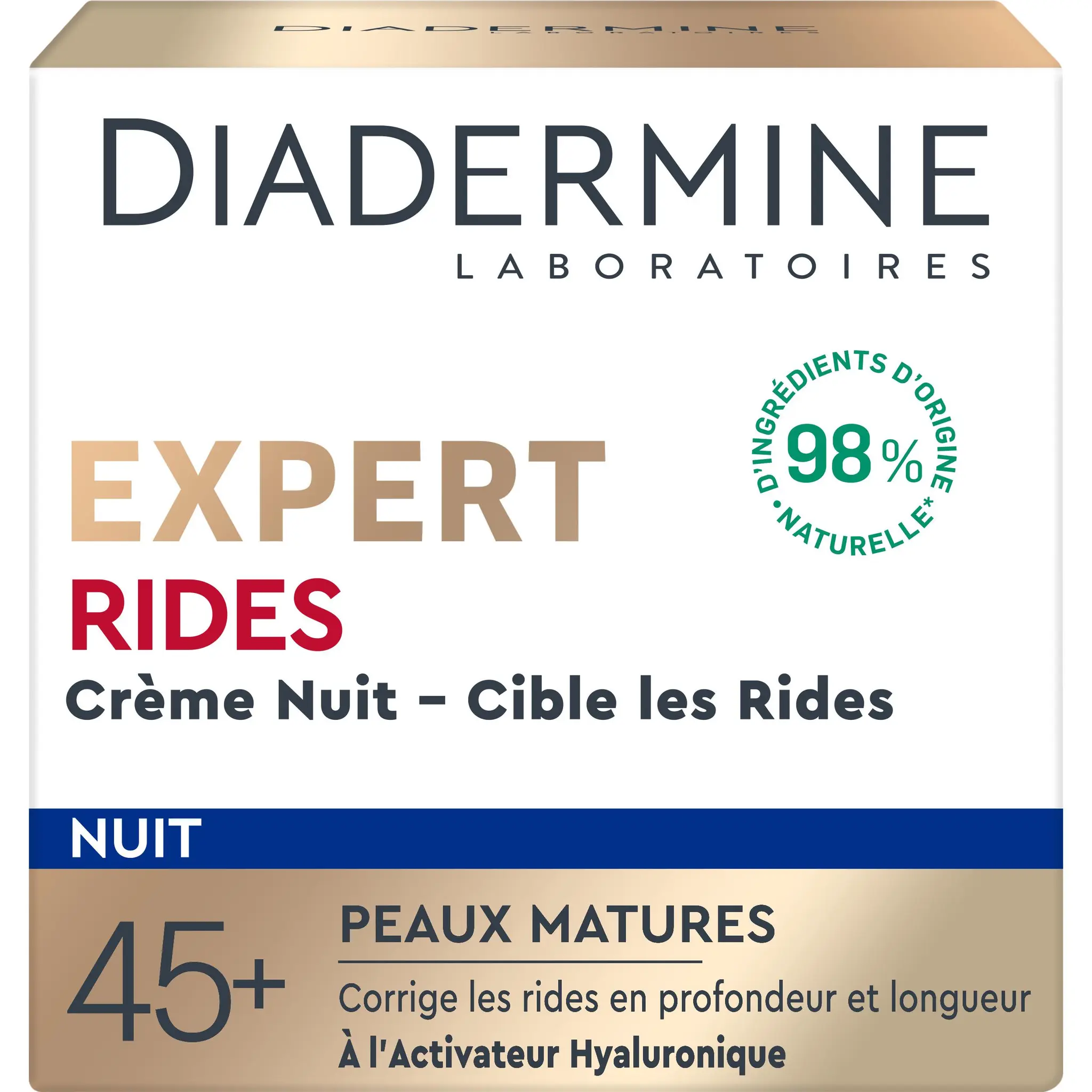 DIADERMINE Expert Rides crème de nuit anti-rides peaux matures