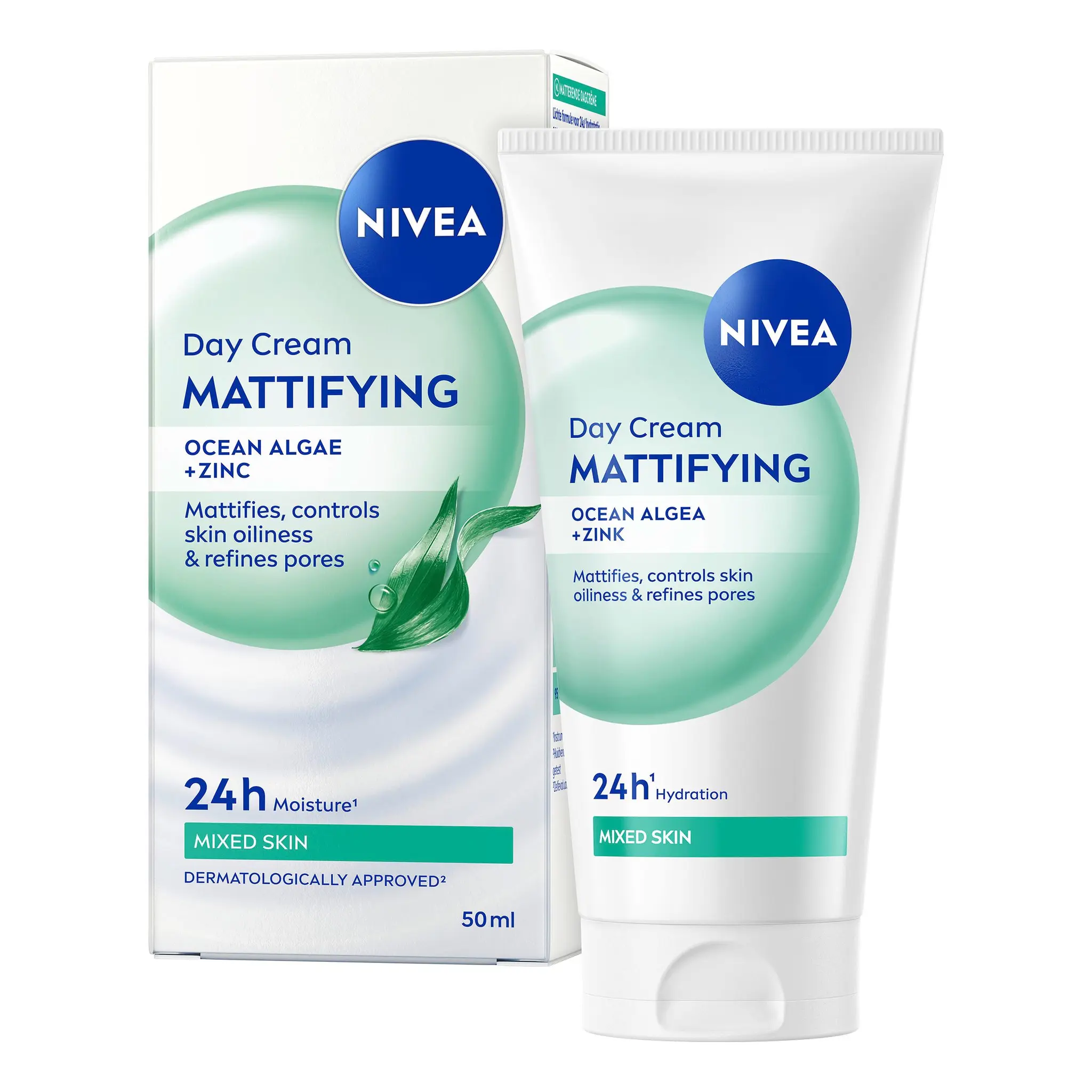 NIVEA Essentials soin de jour hydratant matifiant FPS15 peaux mixtes