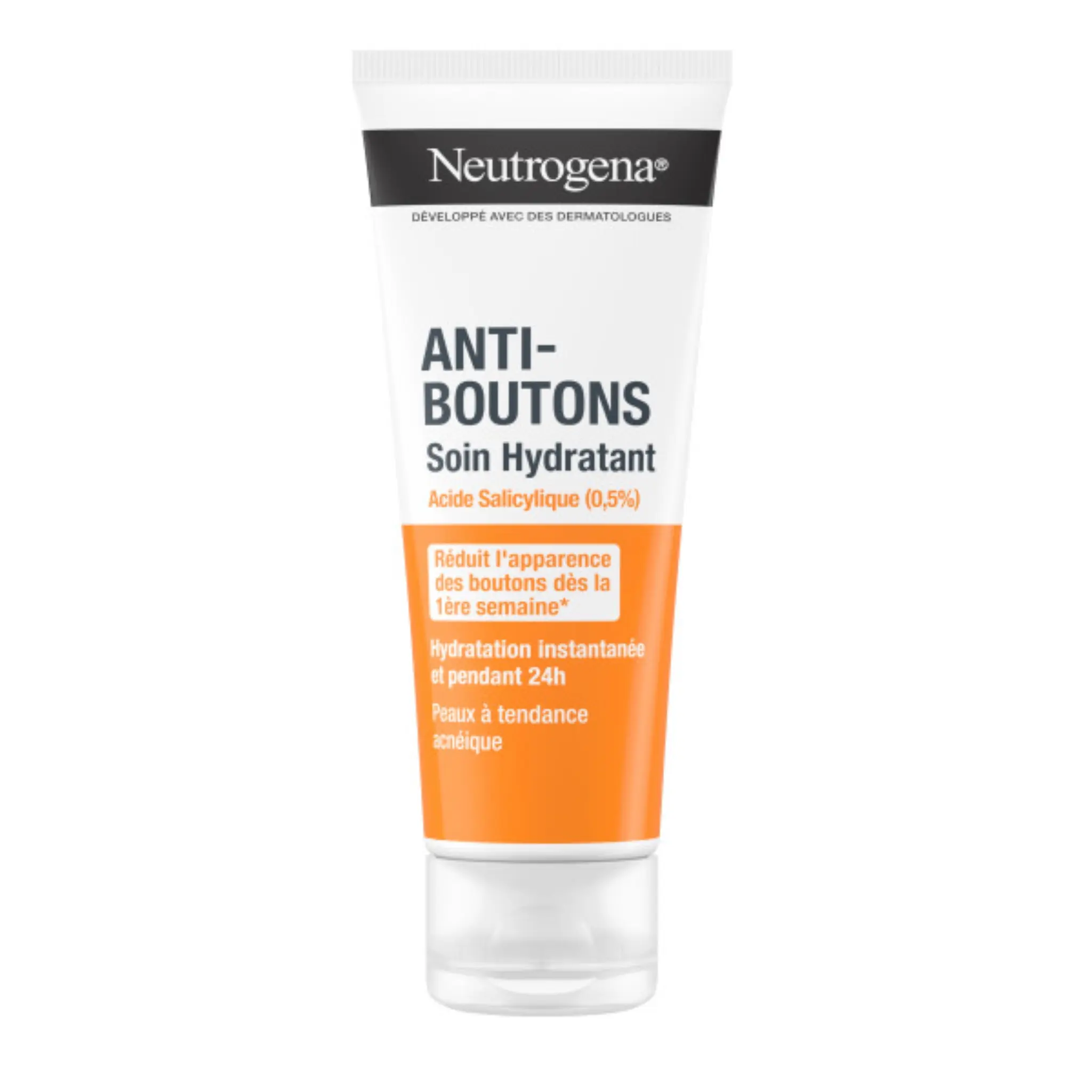 NEUTROGENA Crème hydratante visage anti-boutons acide salicylique peaux à tendance acnéique