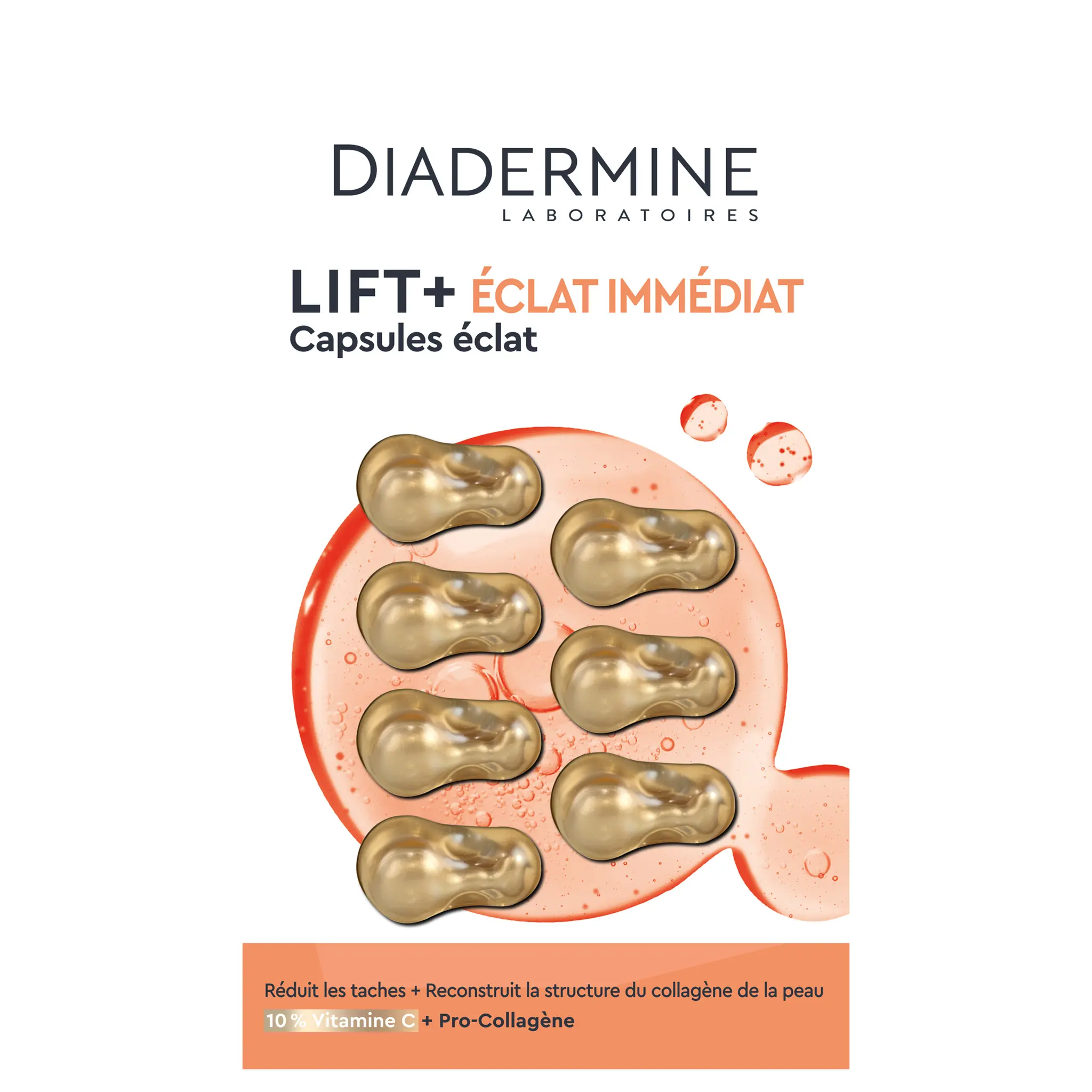 DIADERMINE Lift+ Capsules anti-rides, fermeté et éclat visage et cou