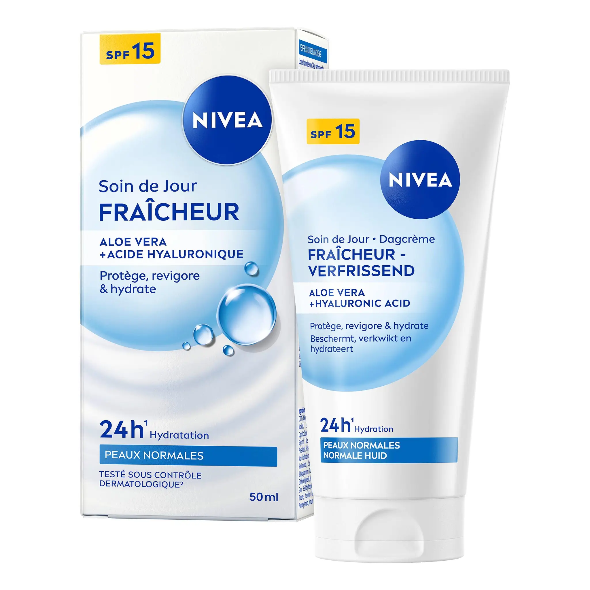 NIVEA Soin de jour hydratant fraîcheur extrait de magnolia peaux normales