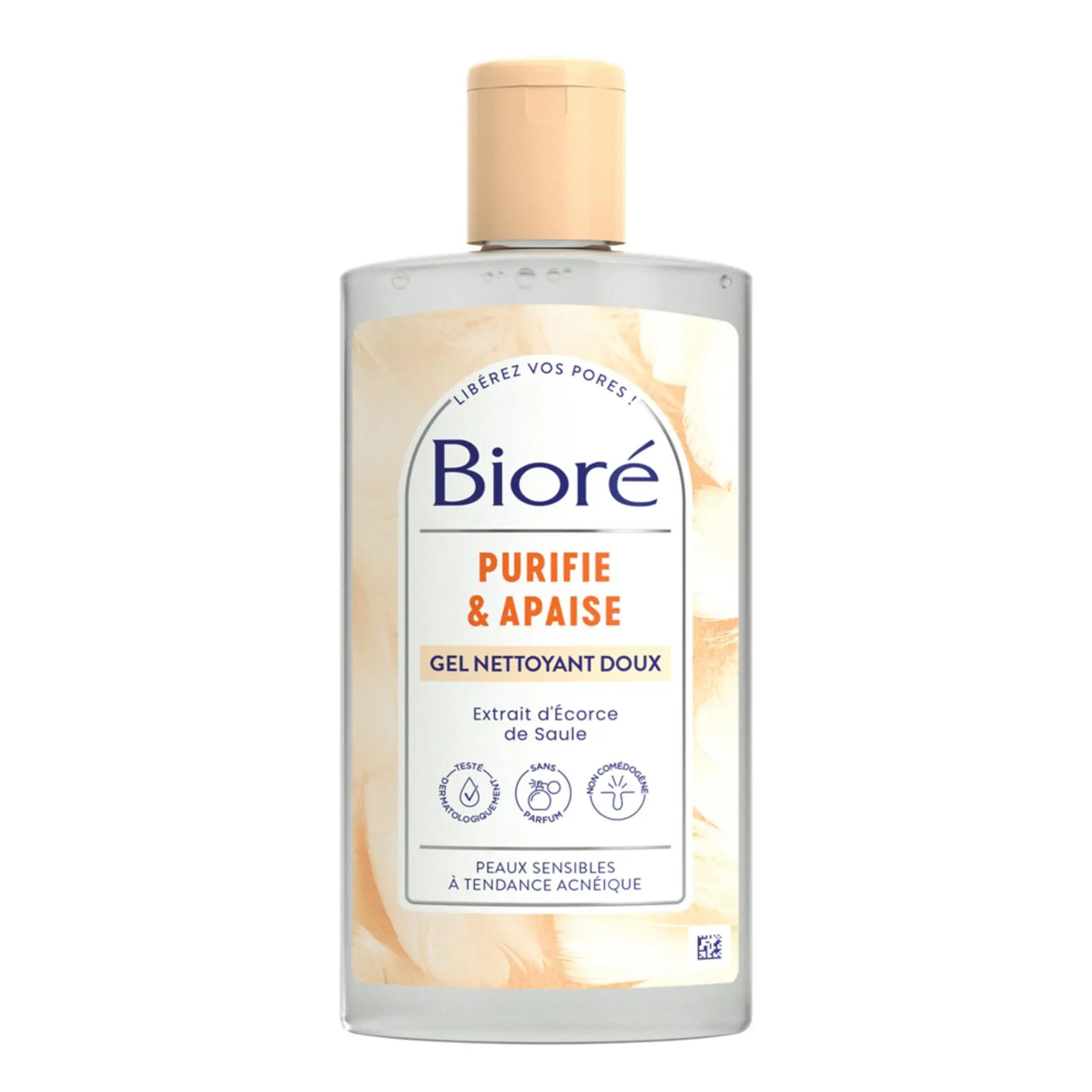 BIORE Purifie & Apaise Gel nettoyant doux pour peaux sensibles à tendance acnéiques