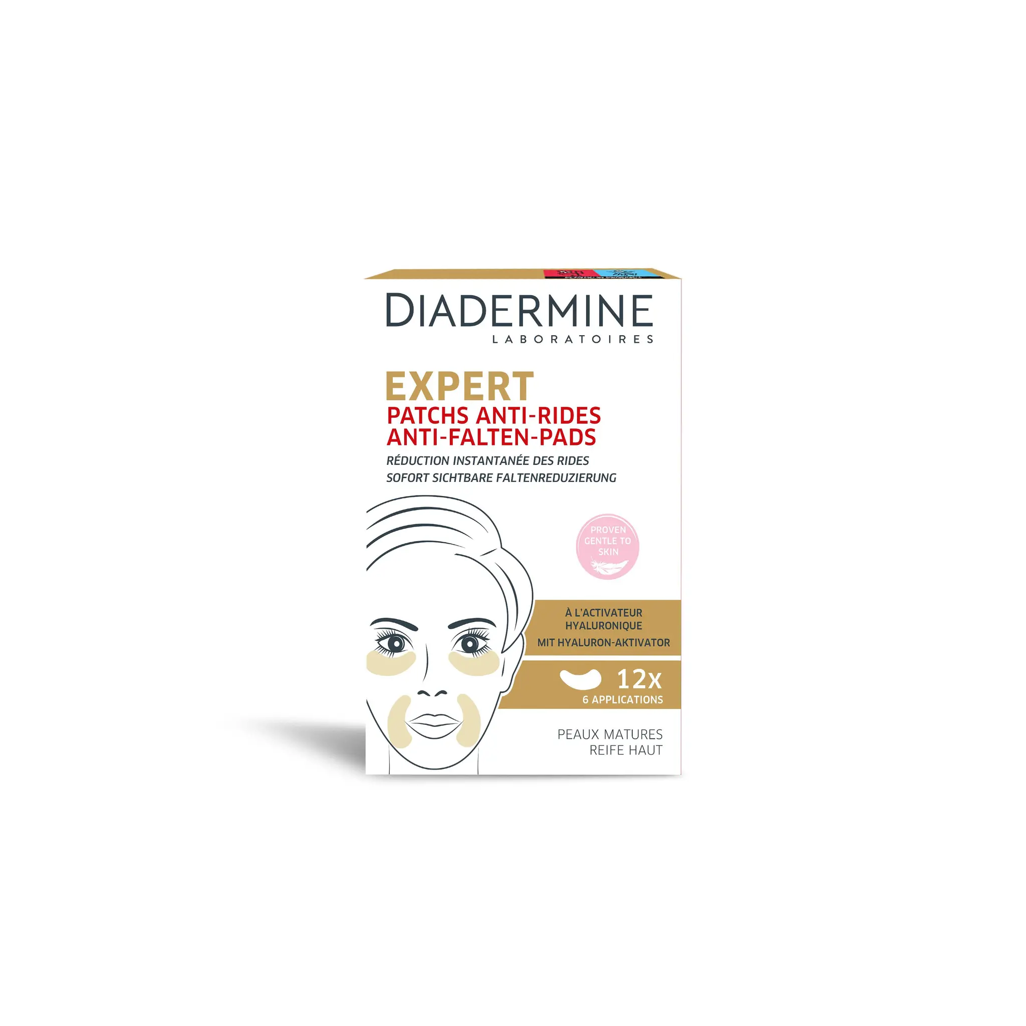 DIADERMINE Patchs visage purifiants anti impuretés et points noirs peaux normales à mixtes