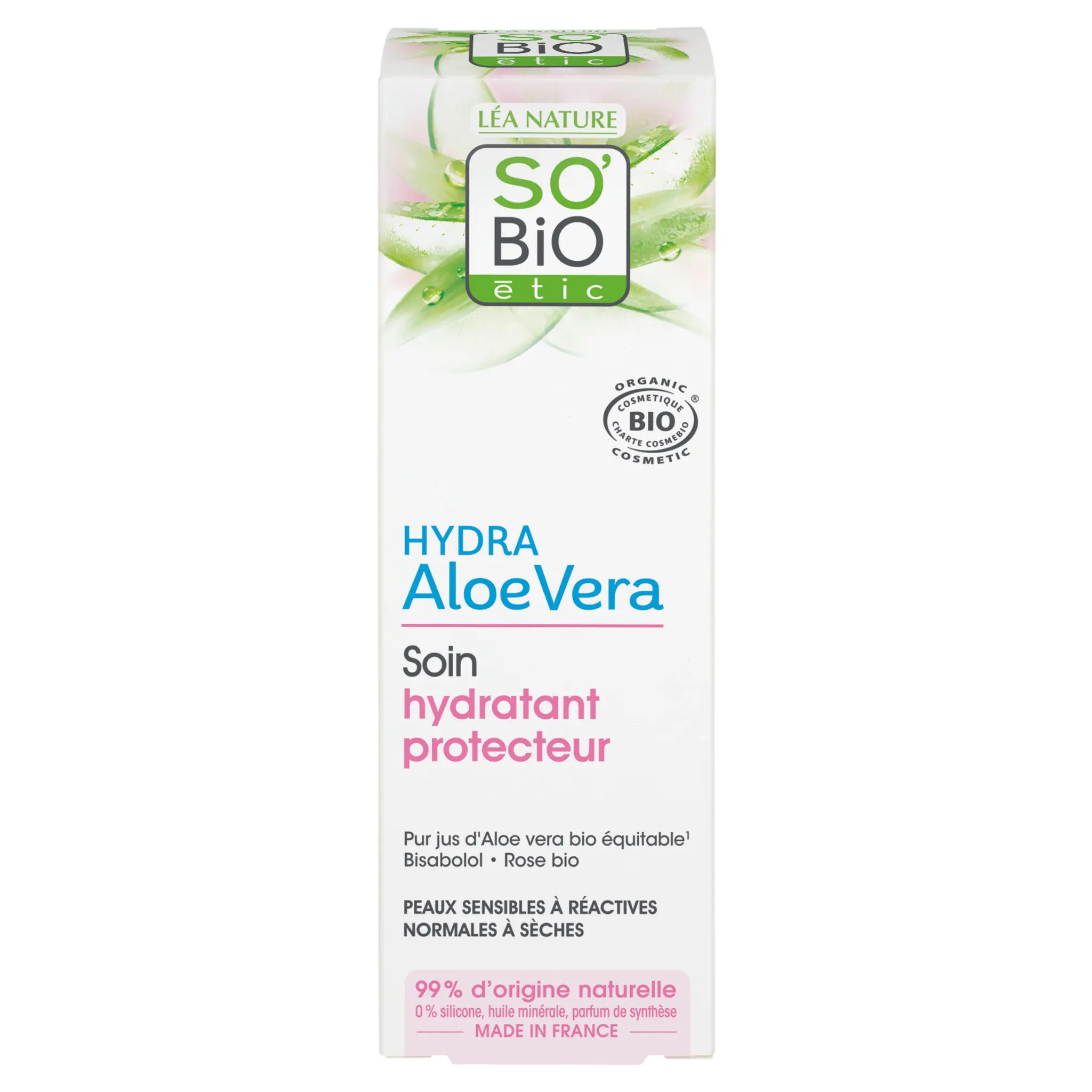 SO BIO ETIC Crème 5en1 hypoallergénique peaux sensibles, réactives