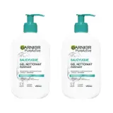 GARNIER Pure Active Salicylique gel nettoyant purifiant niacinamide, acide salicylique, argile, céramide tous types de peaux même sensibles