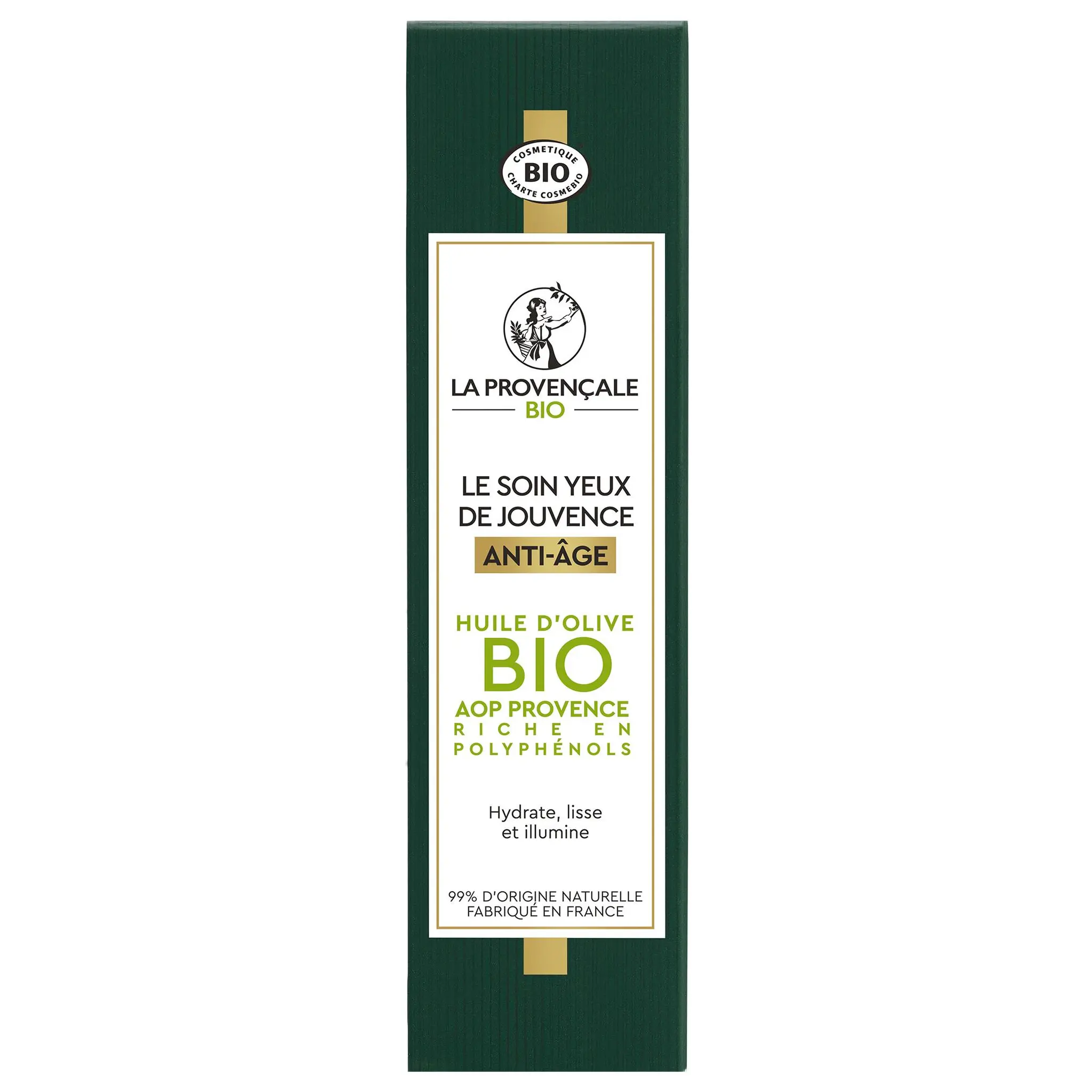 LA PROVENÇALE BIO Soin de jouvence yeux anti-âge huile d'olive bio