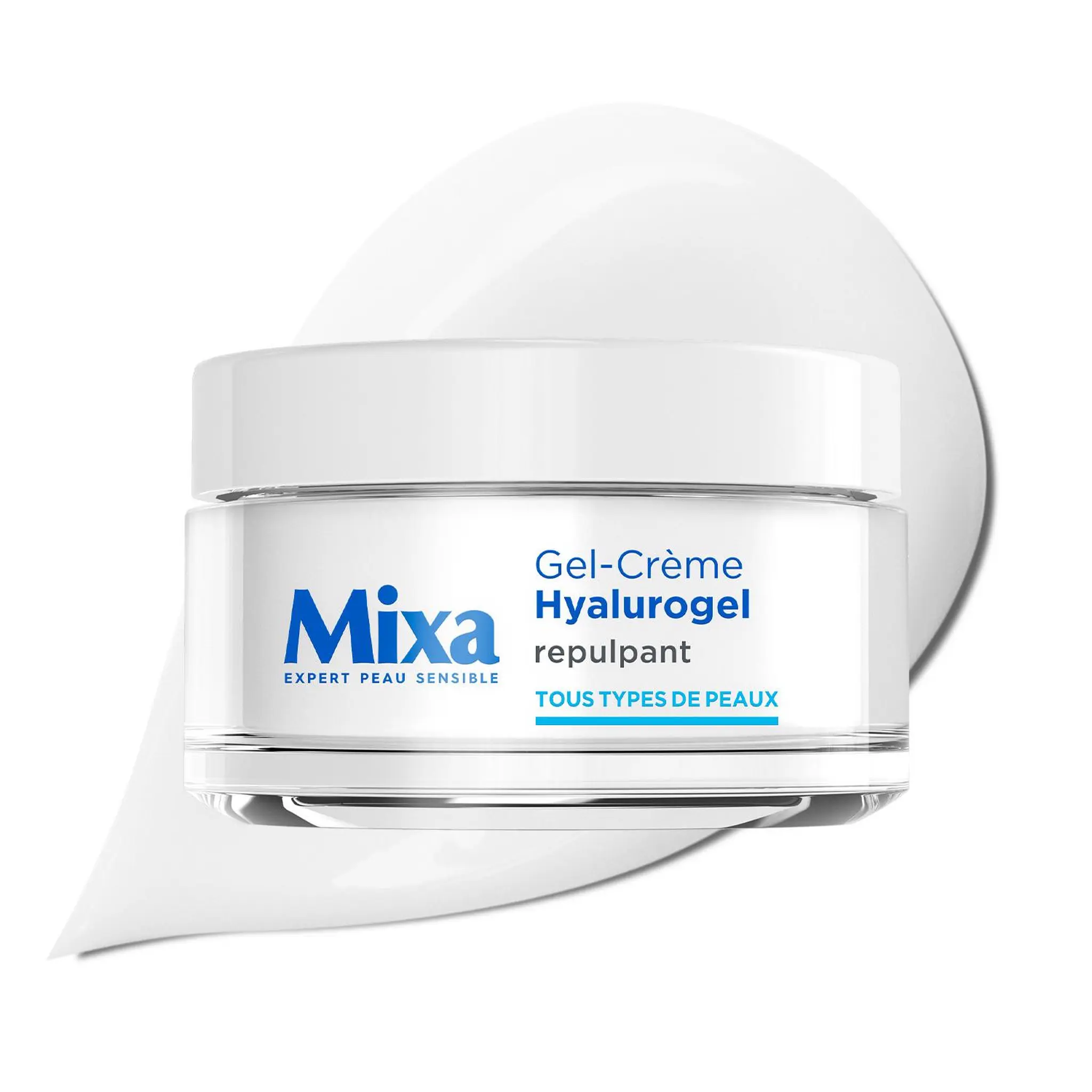 MIXA Hyalurogel Gel crème repulpant tous types de peaux