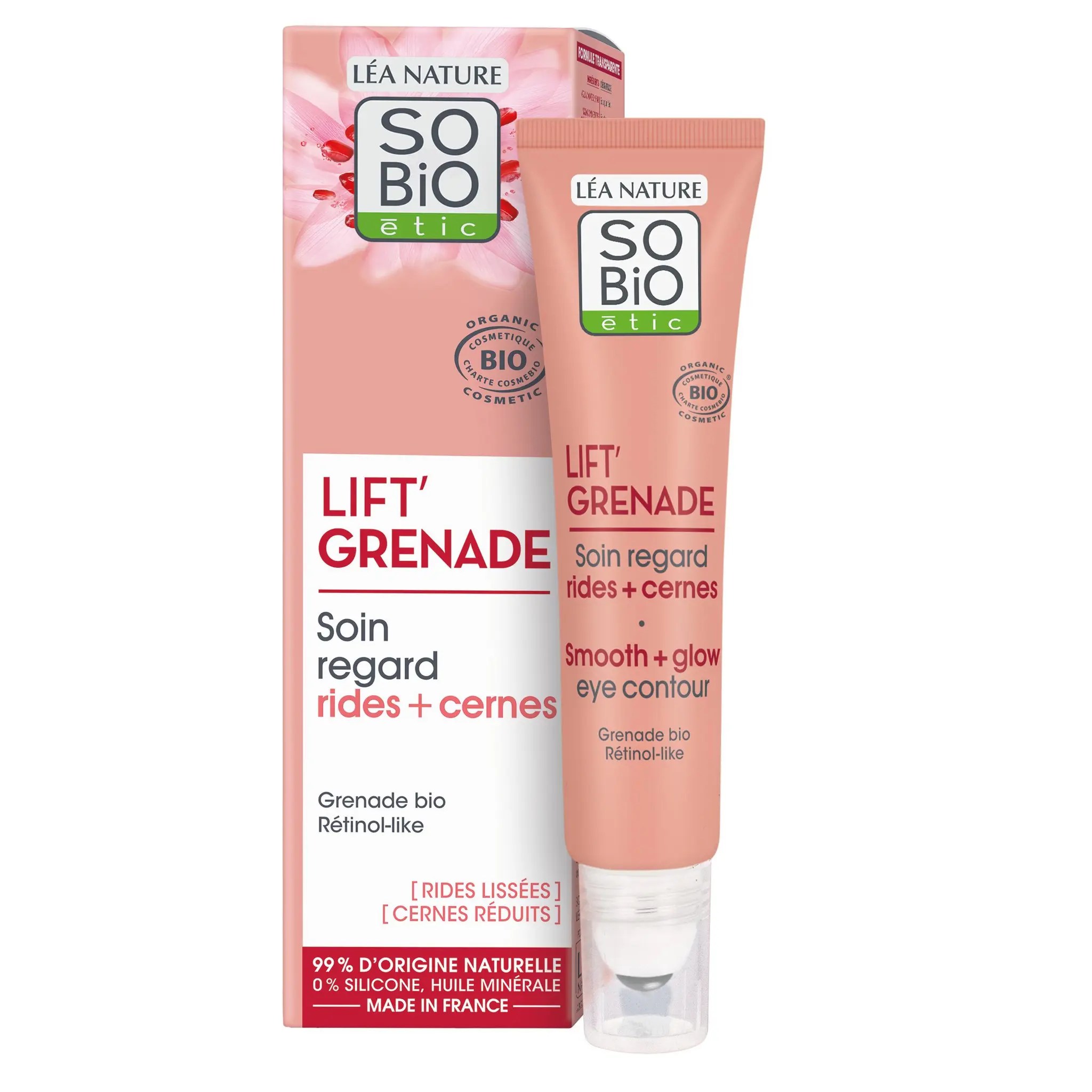 SO BIO ETIC Lift'grenade soin regard rides et cernes bio grenade et retinol