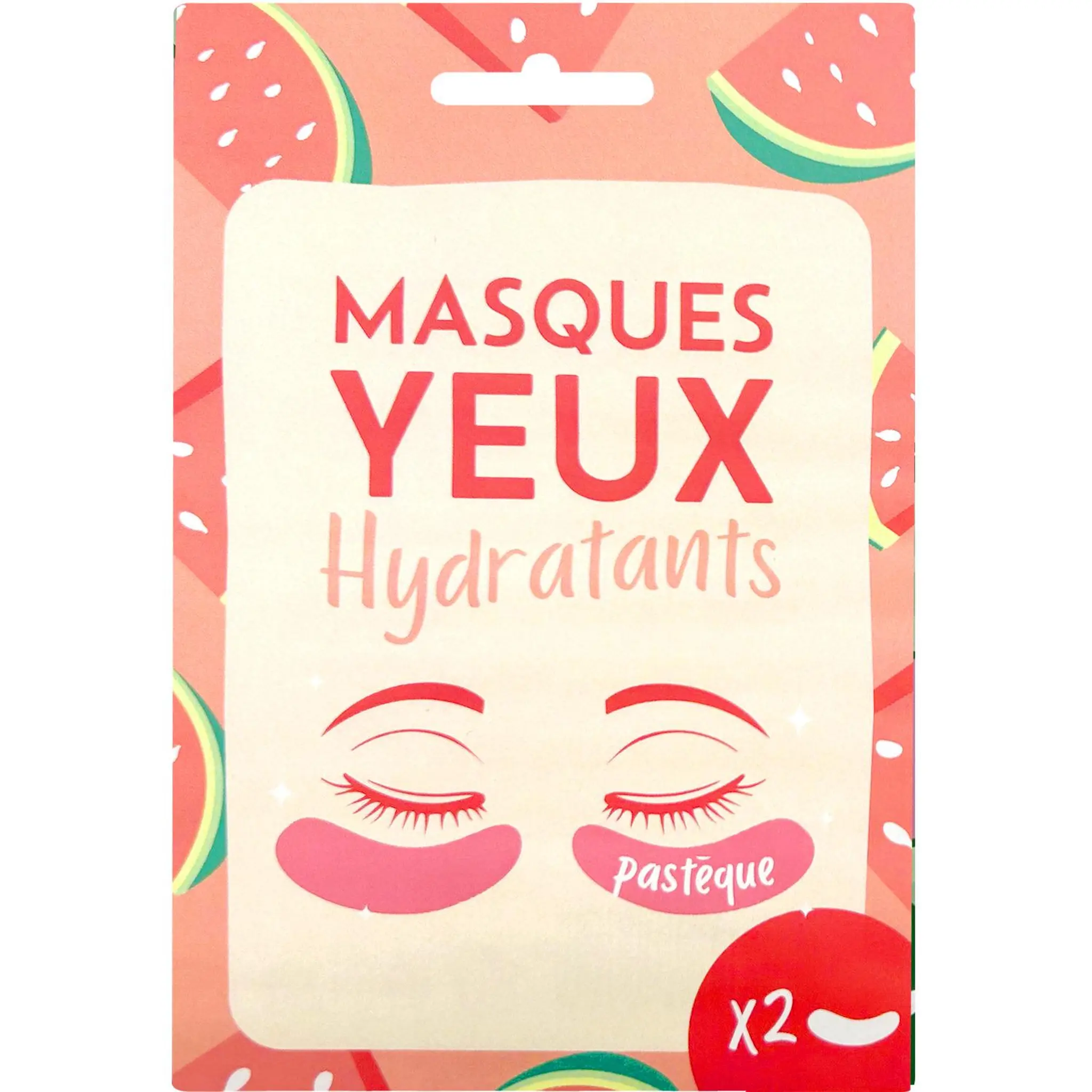 FRENCH TENDANCE Patchs hydratant pour les yeux à la pastèque
