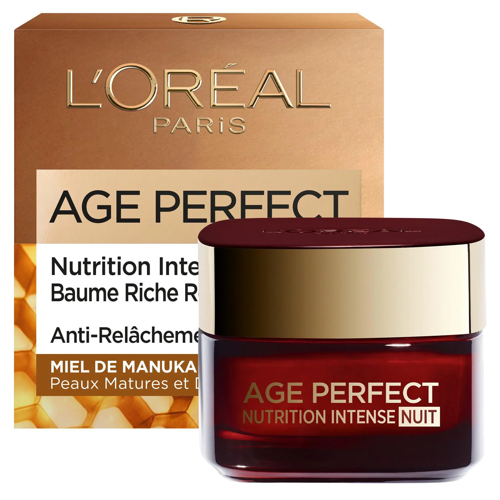 L'OREAL Age Perfect nutrition intense baume riche réparateur nuit peaux matures et dénutries