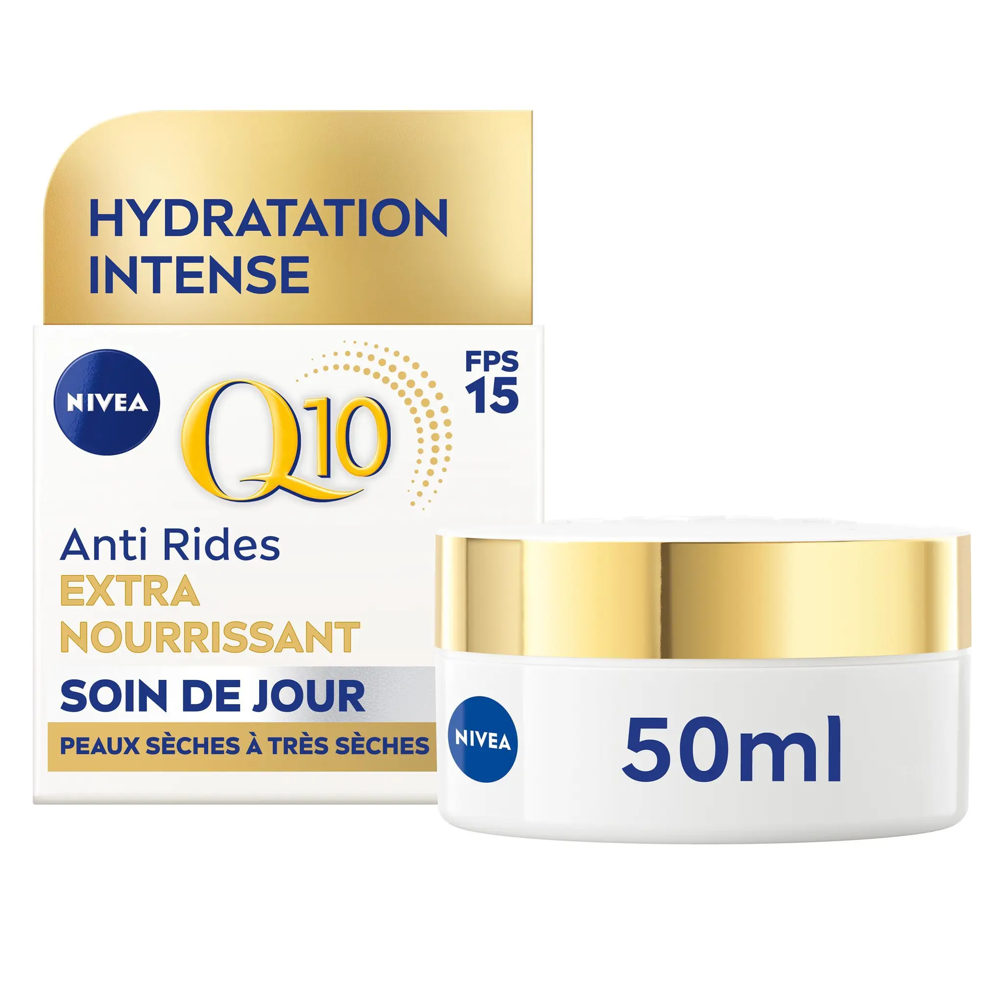NIVEA Q10 anti-rides extra nourrissant soin de jour réparateur peux sèches à très sèches