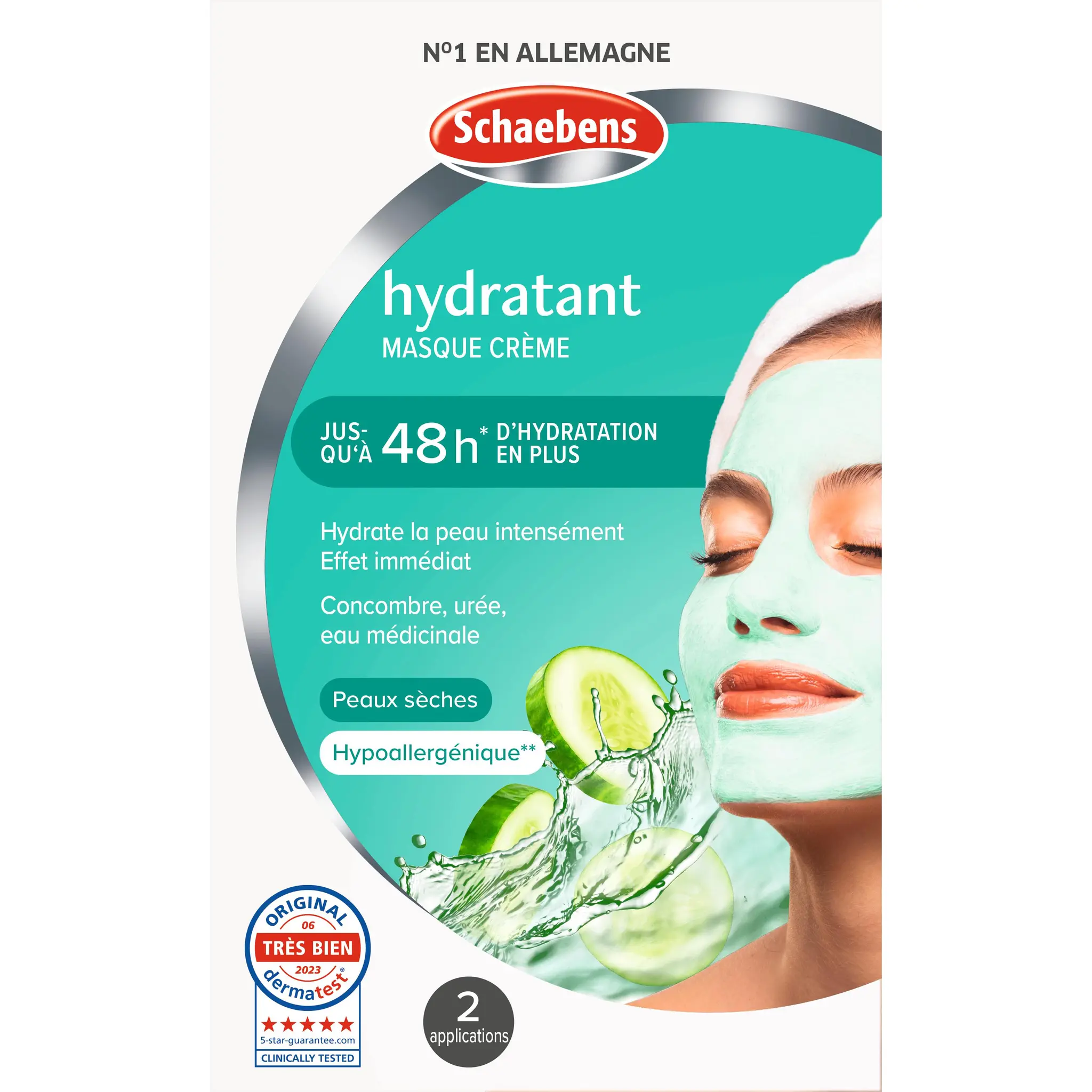 SCHAEBENS Masque crème hydratant peaux sèches