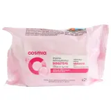 COSMIA Lingettes démaquillantes sensitive peaux sensibles