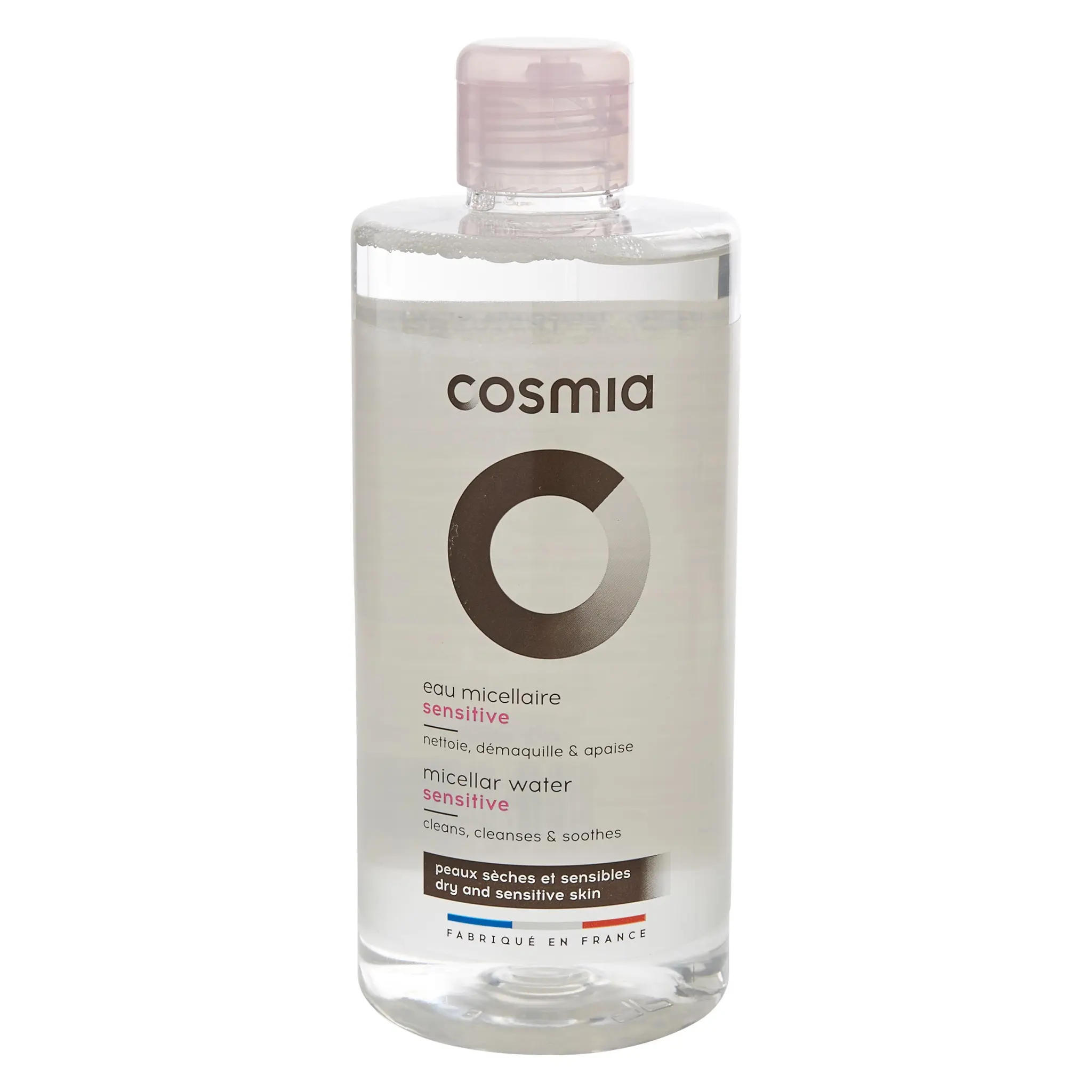 COSMIA Eau micellaire hypoallergénique sensitive peaux sèches et sensibles