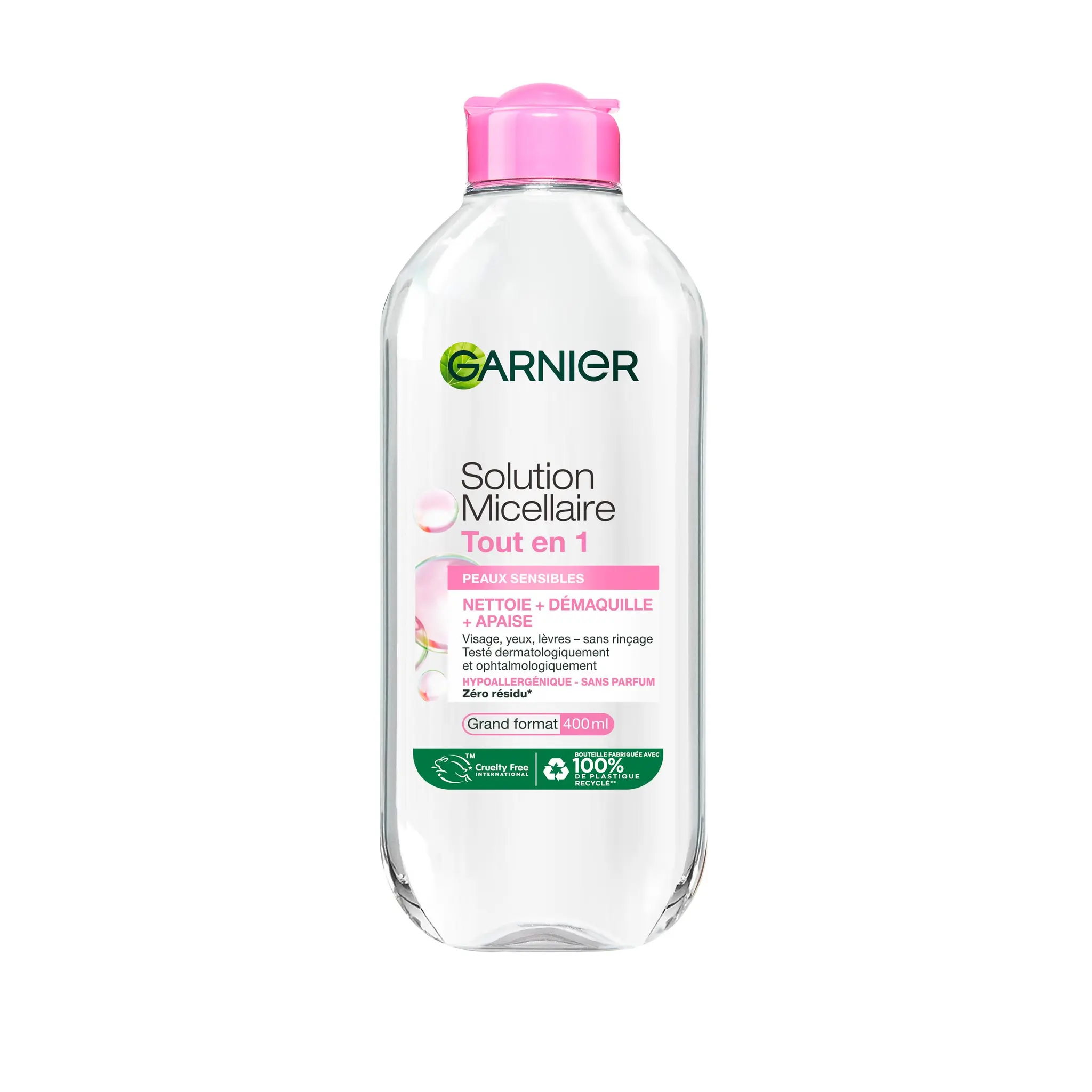 GARNIER Skin naturals solution micellaire tout en 1 peaux sensibles