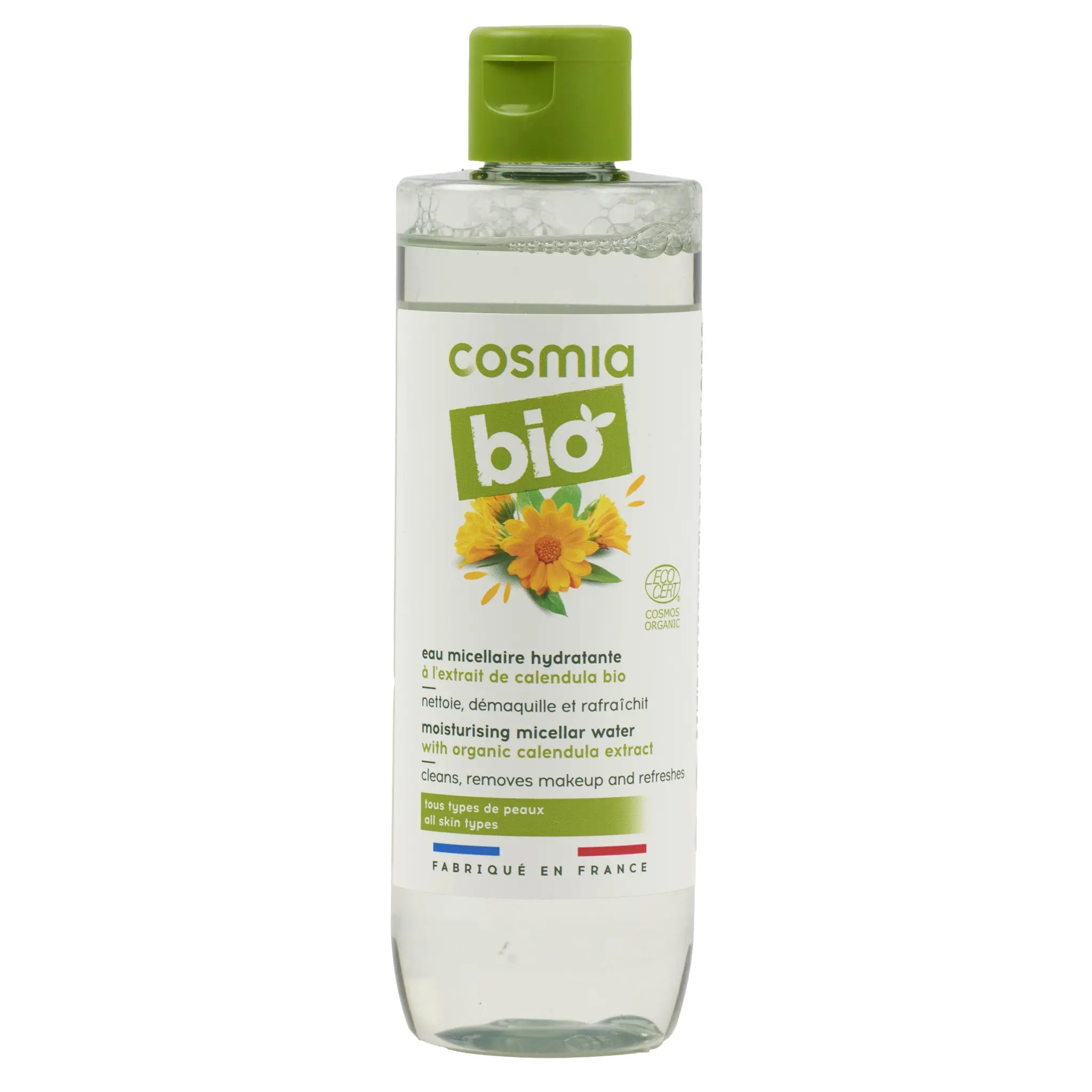 COSMIA BIO Eau micellaire hydratante au calendula bio tous types de peaux