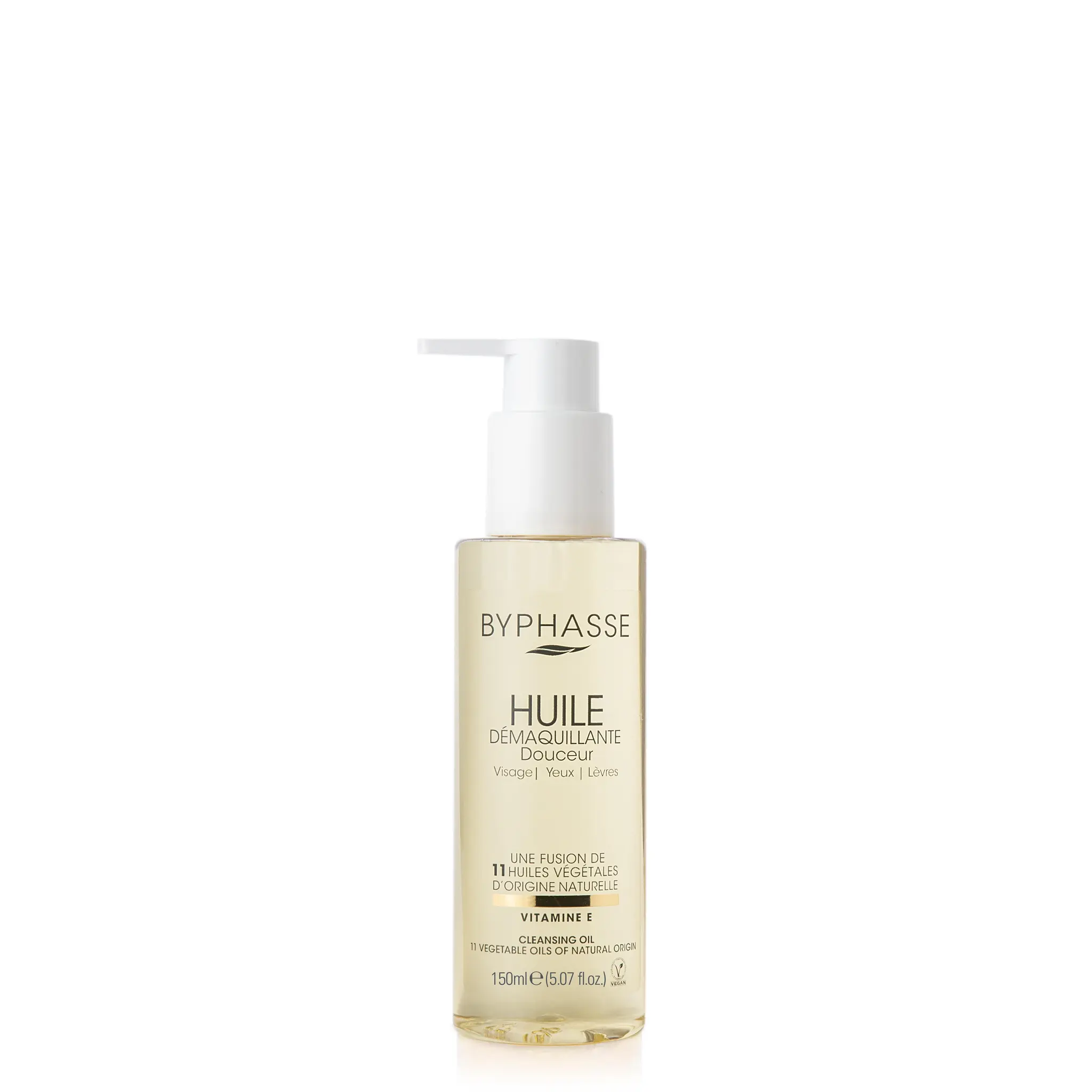 BYPHASSE Huile démaquillante douceur 11 huiles végétales visage, yeux, lèvres