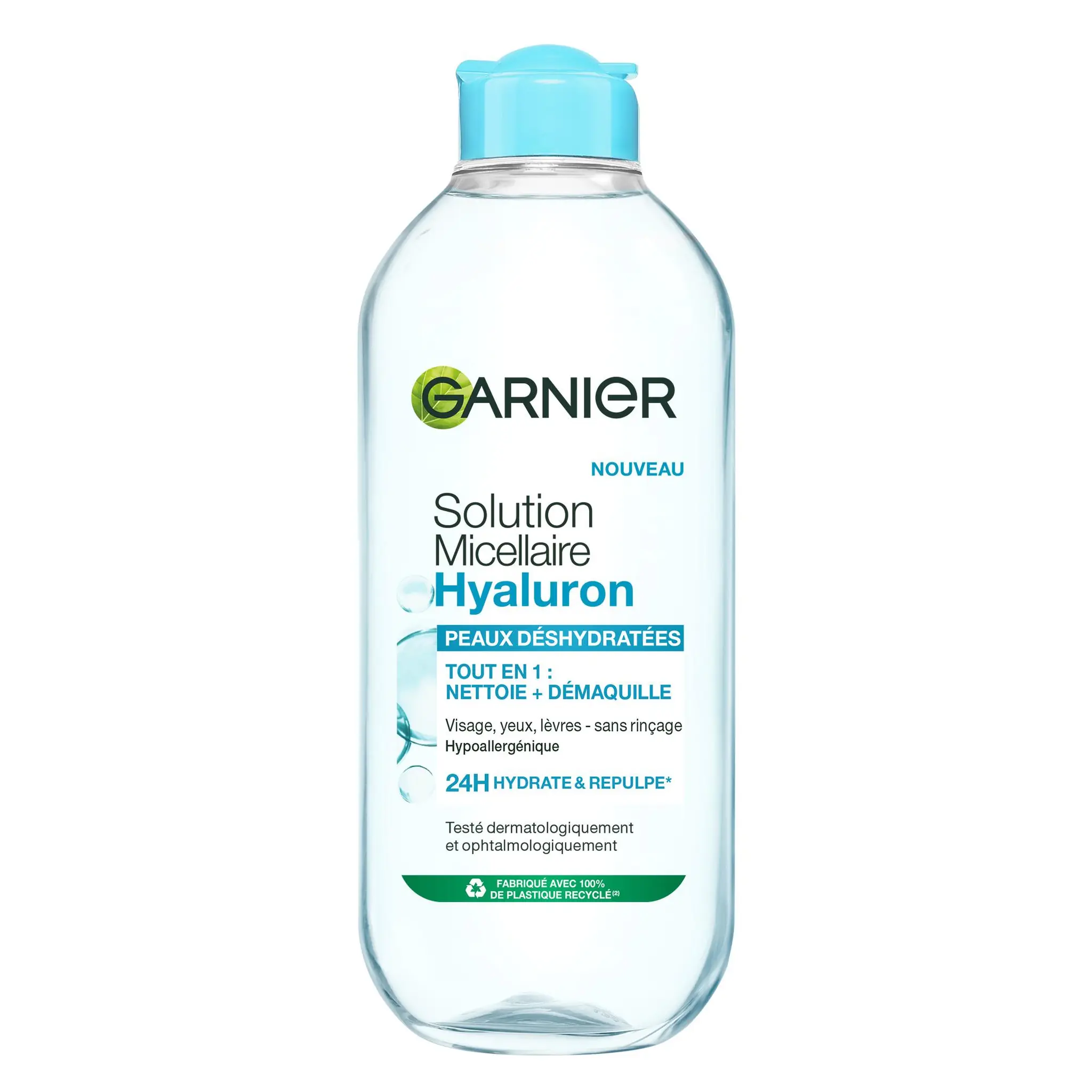 GARNIER Solution micellaire tout en 1 à l'acide hyaluronique peaux déshydratées