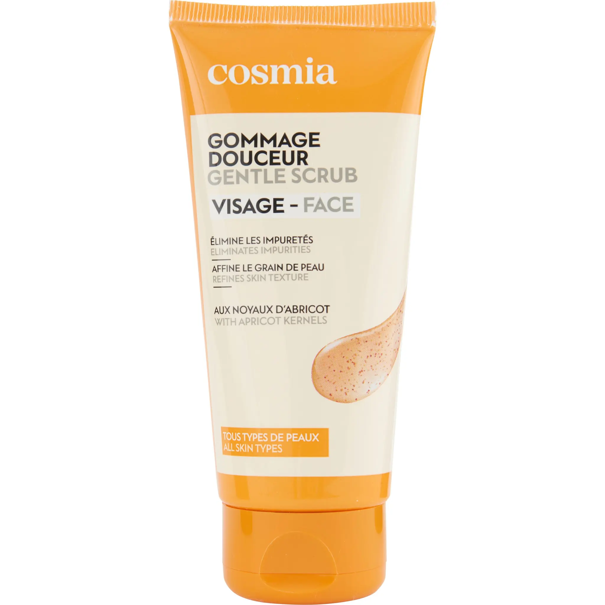 COSMIA Gommage douceur aux noyaux d'abricot tous types de peaux