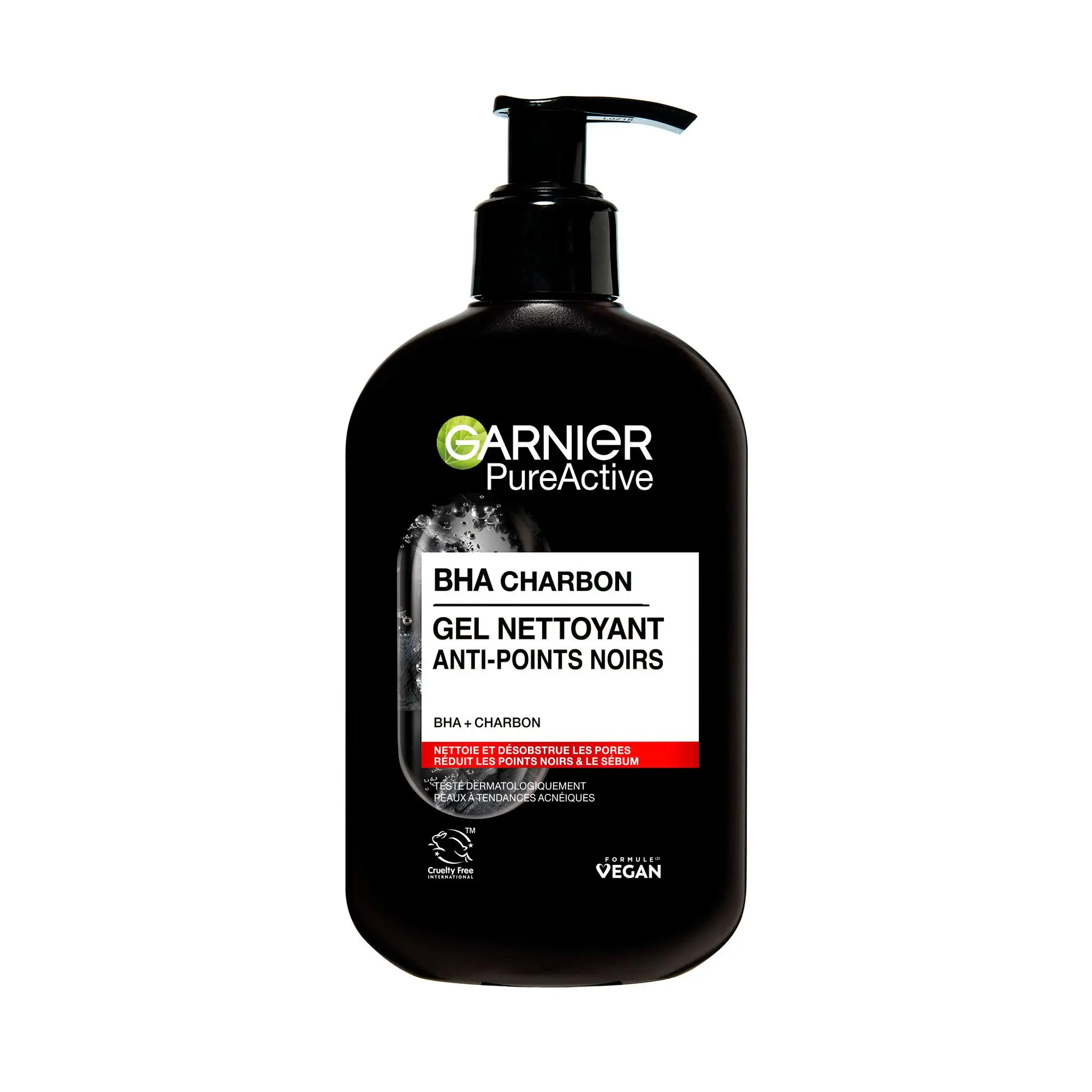 GARNIER Pure Active gel nettoyant charbon