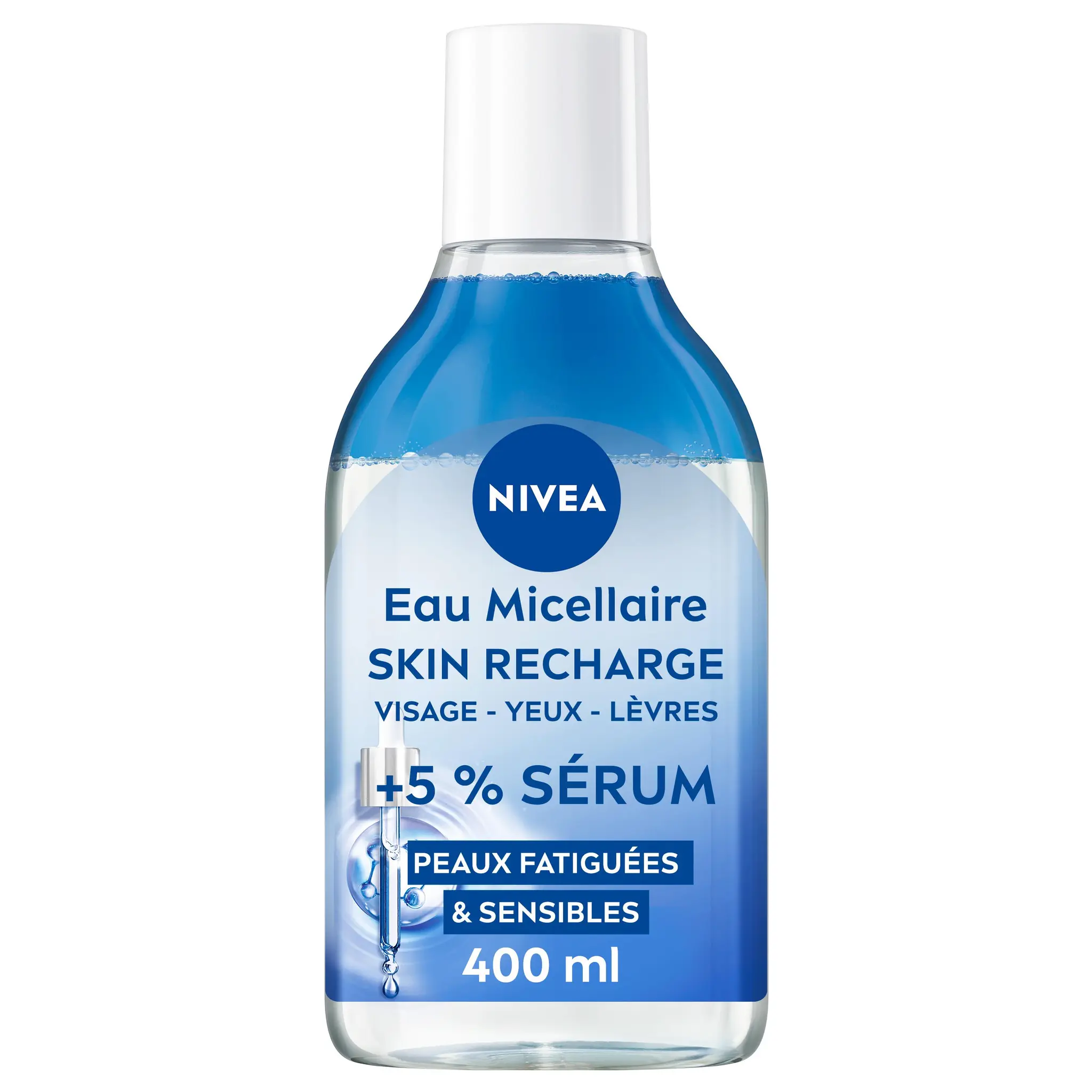 NIVEA Eau micellaire visage yeux lèvres peaux fatigué et sensibles
