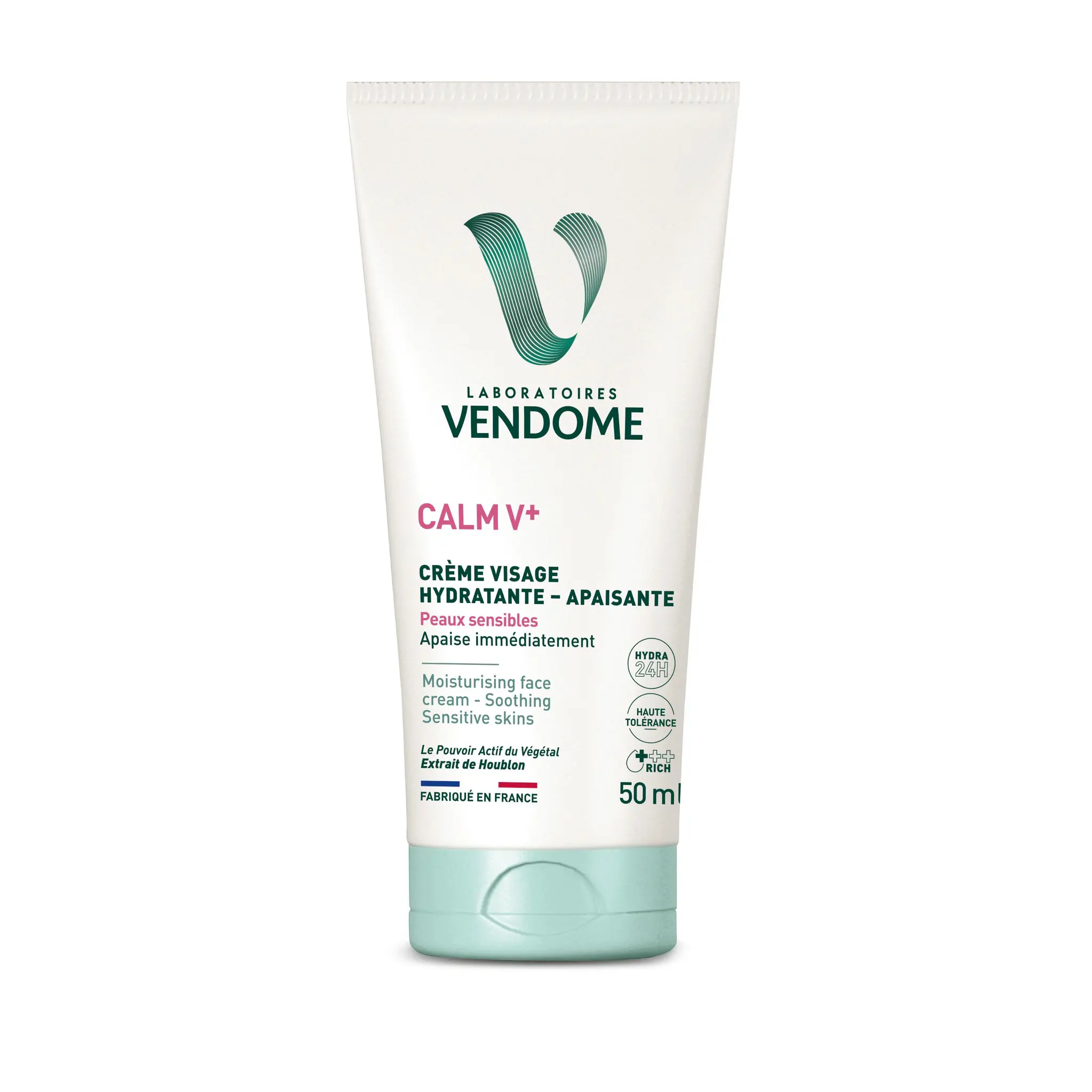 LABORATOIRES VENDOME Calm V+ Crème visage hydratante apaisante peaux sensibles