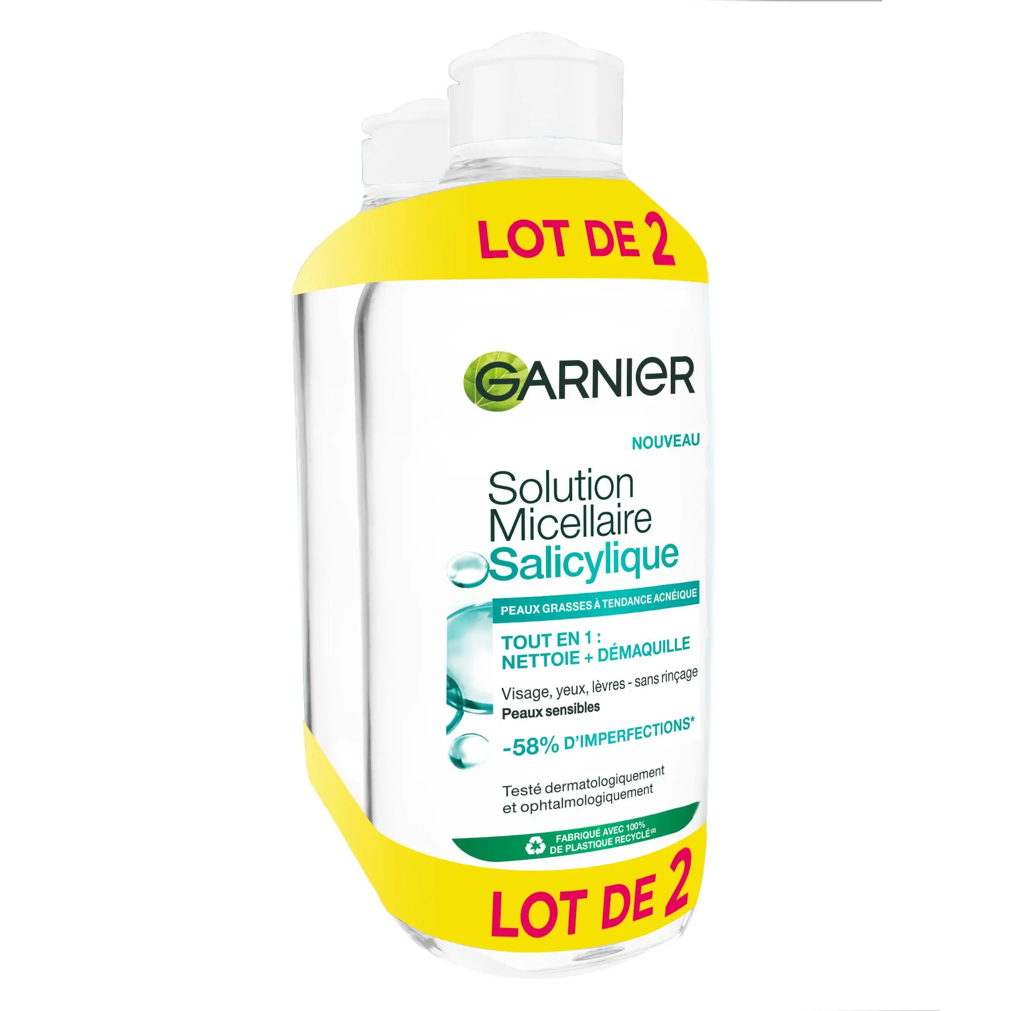 GARNIER Solution micellaire salicylique peaux grasses à tendance acnéique