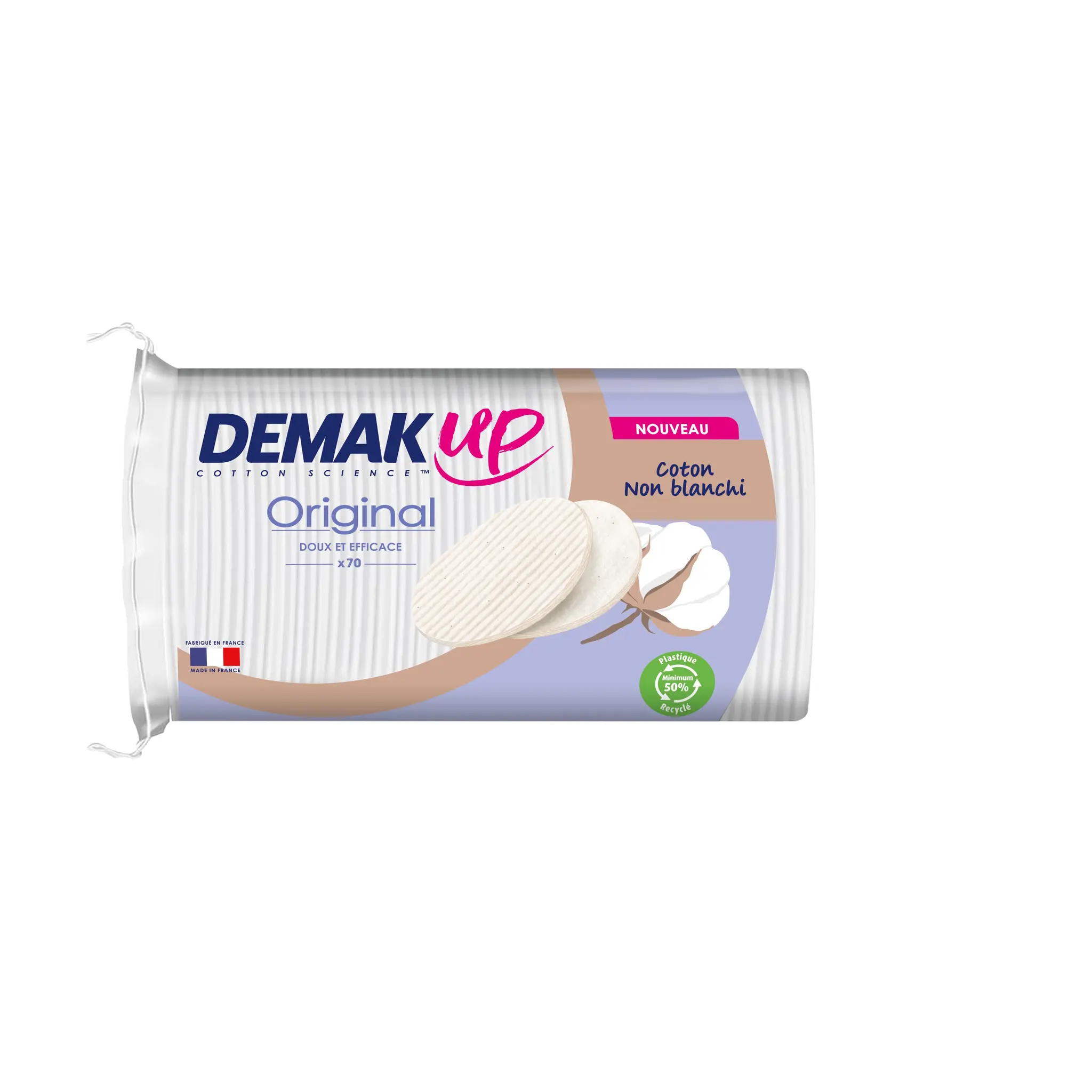 DEMAK'UP Original Cotons ovales à démaquiller