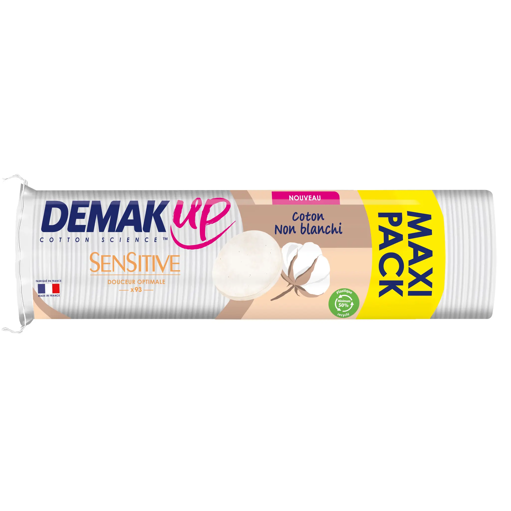 DEMAK'UP Sensitive cotons disques à démaquiller