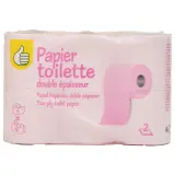 POUCE Papier toilette rose 2 épaisseurs