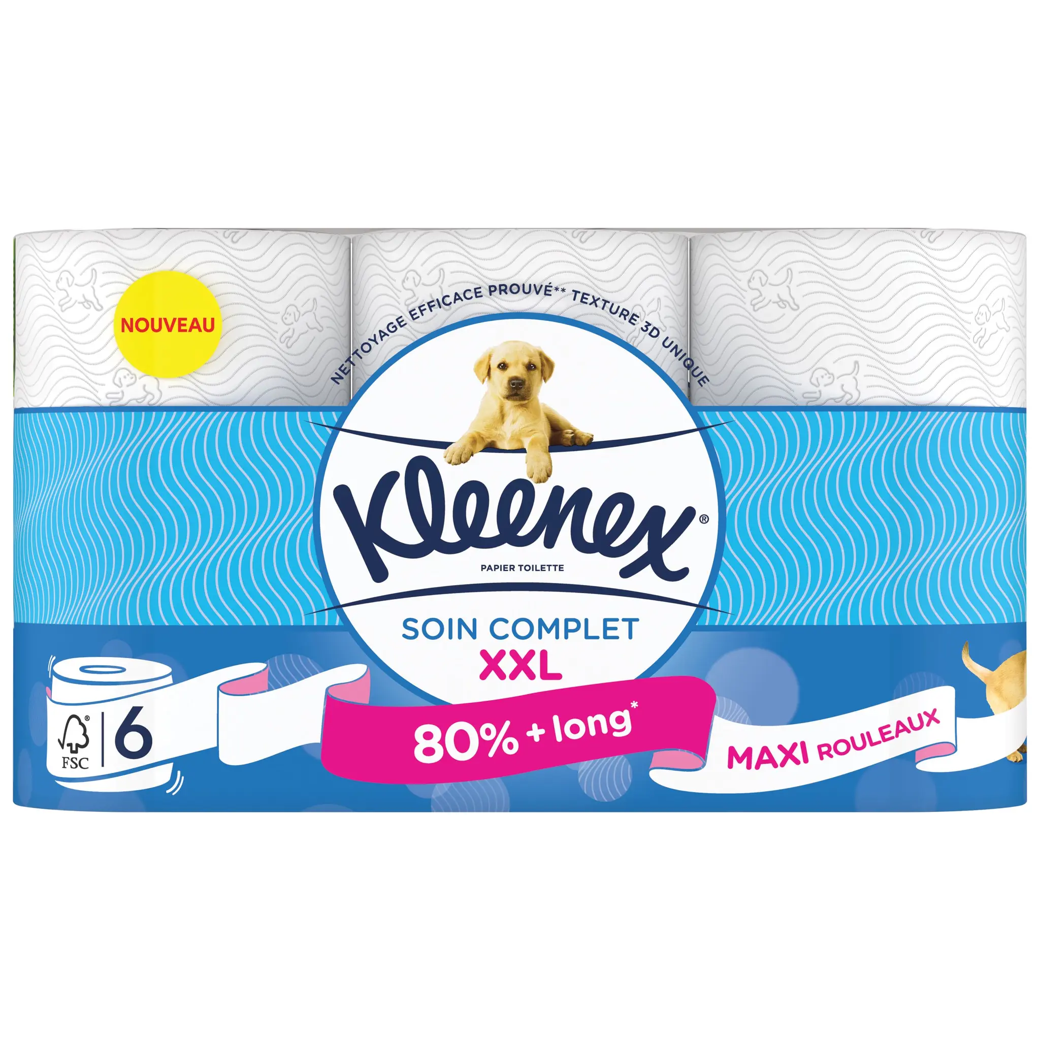 KLEENEX Papier toilette XXL blanc 2 épaisseurs