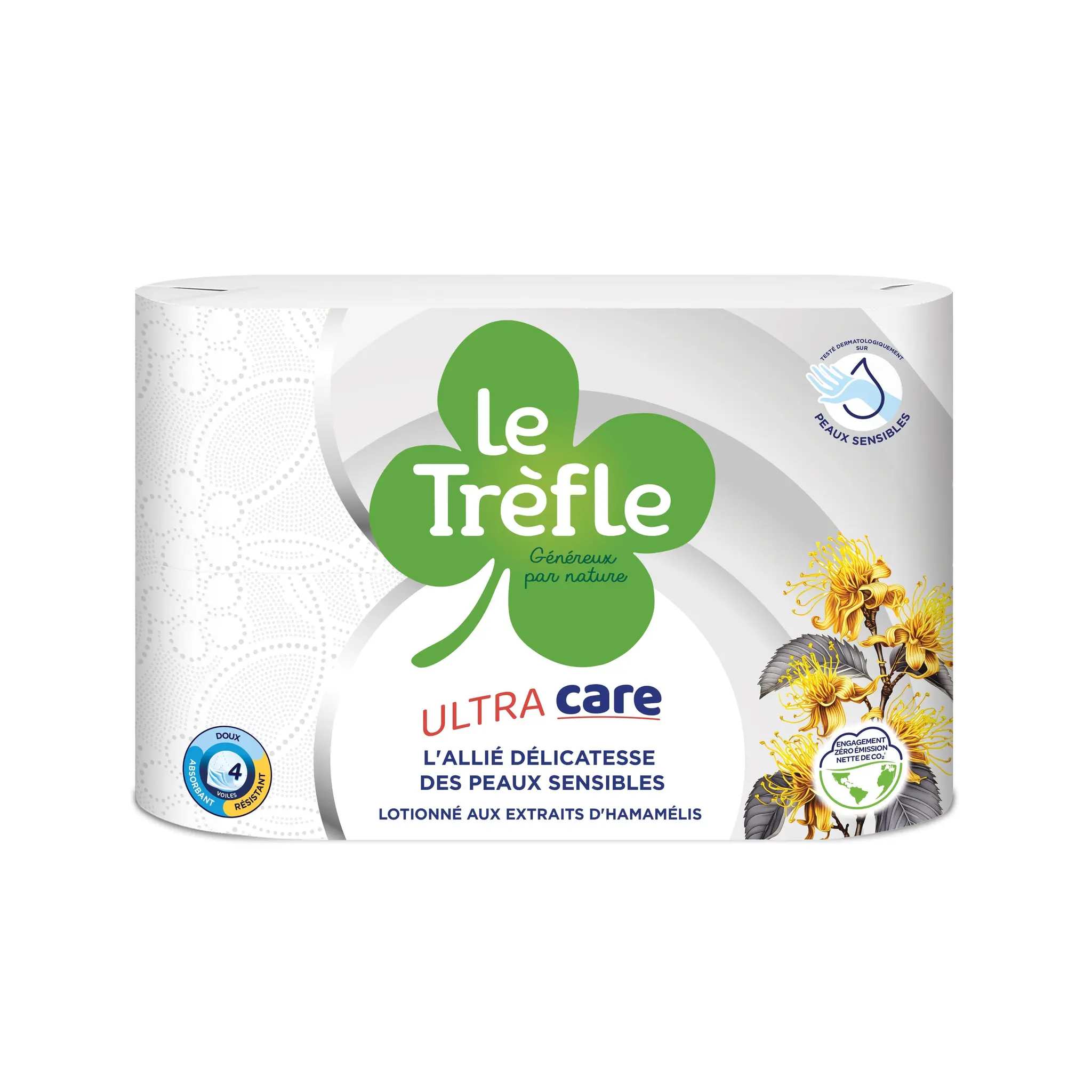 LE TRÈFLE Papier toilette ultra care fsc 2 épaisseurs
