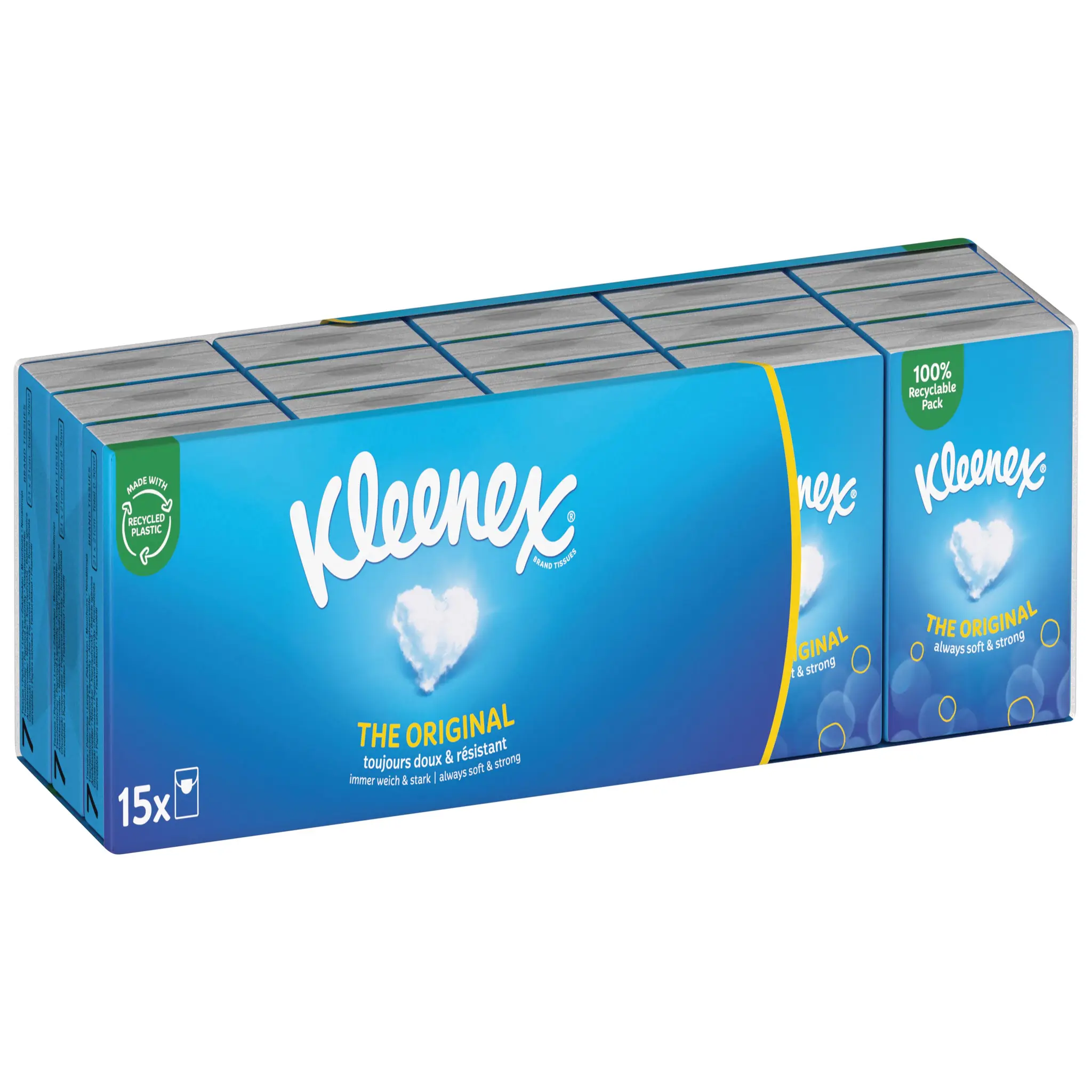 KLEENEX Paquets de mouchoirs 3 épaisseurs
