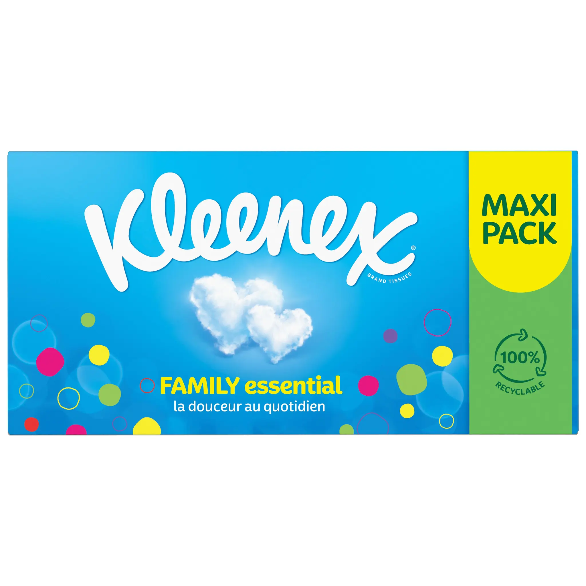 KLEENEX Boîte de mouchoirs family 2 épaisseurs