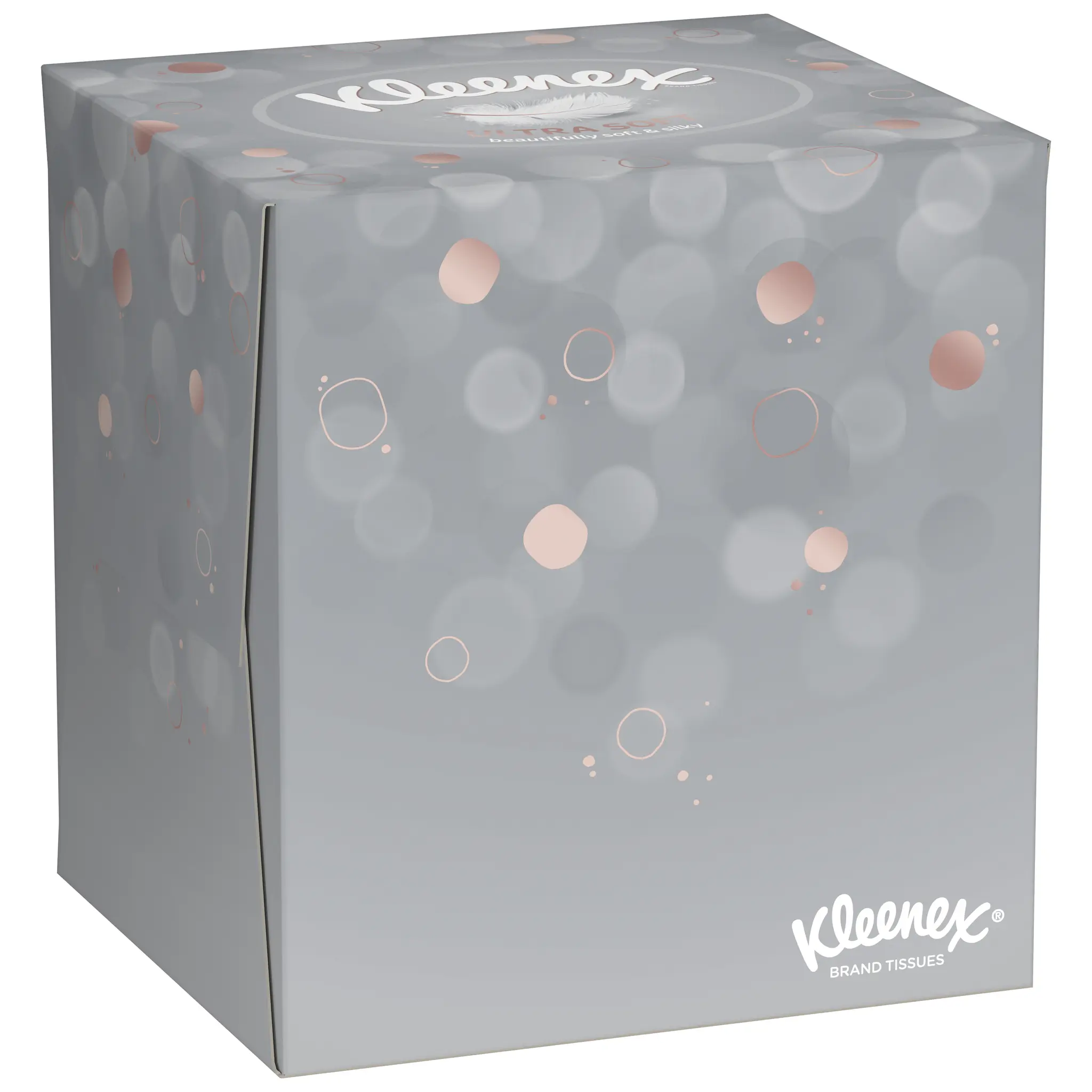KLEENEX Boîte de mouchoirs cubique ultra soft 3 épaisseurs